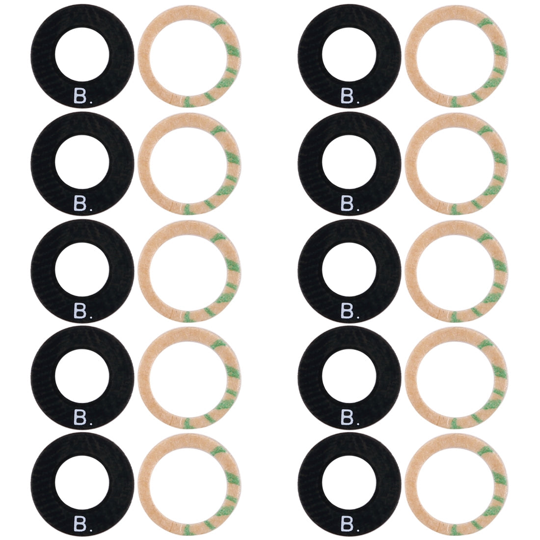 For Huawei Honor Play 7X 10pcs Back Camera Lens 