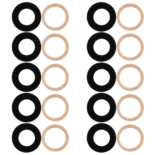 For Huawei P smart / Enjoy 7S 10pcs Back Camera Lens 