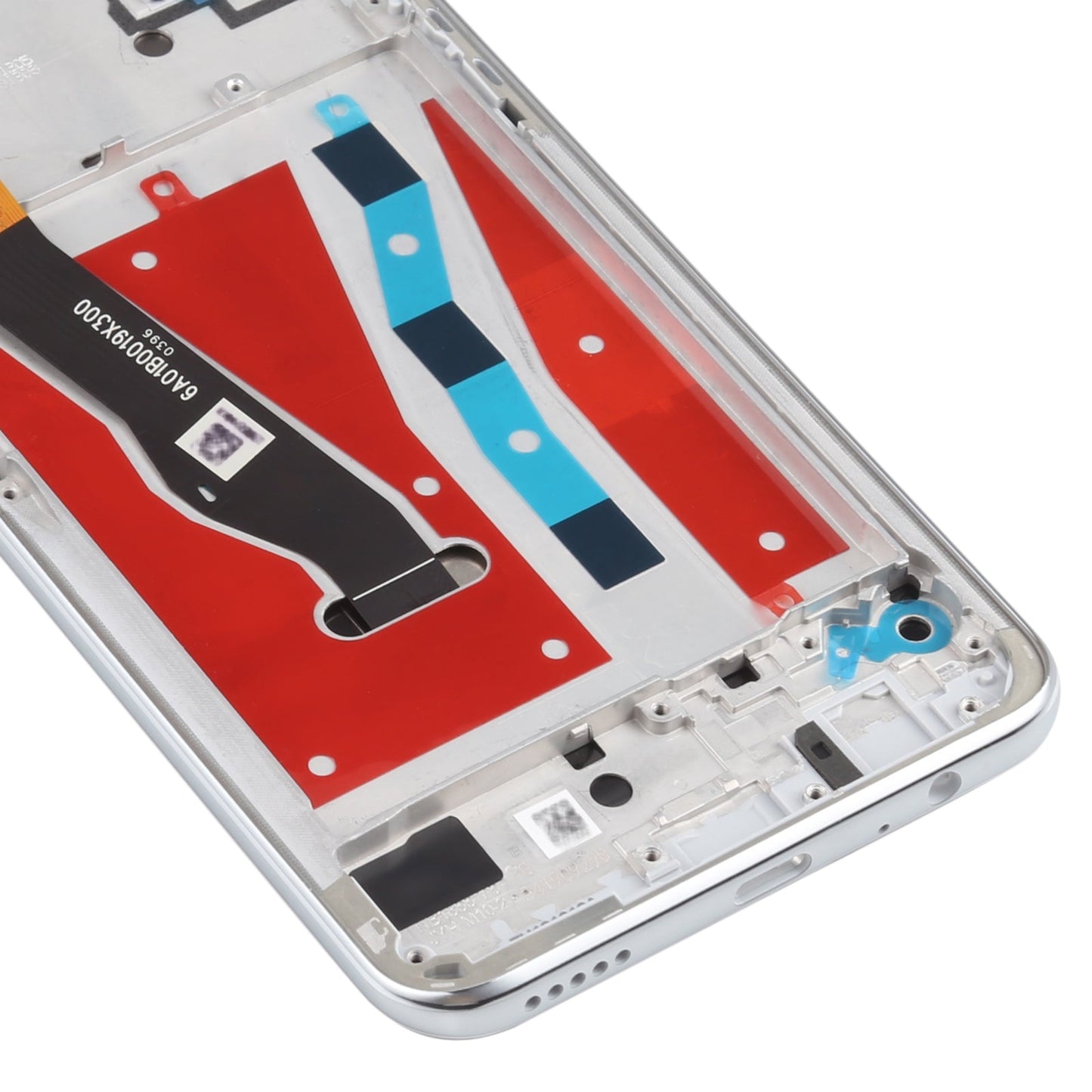 OEM LCD Screen for Huawei P smart Pro 2019 Digitizer Full Assembly with Frame(Silver)
