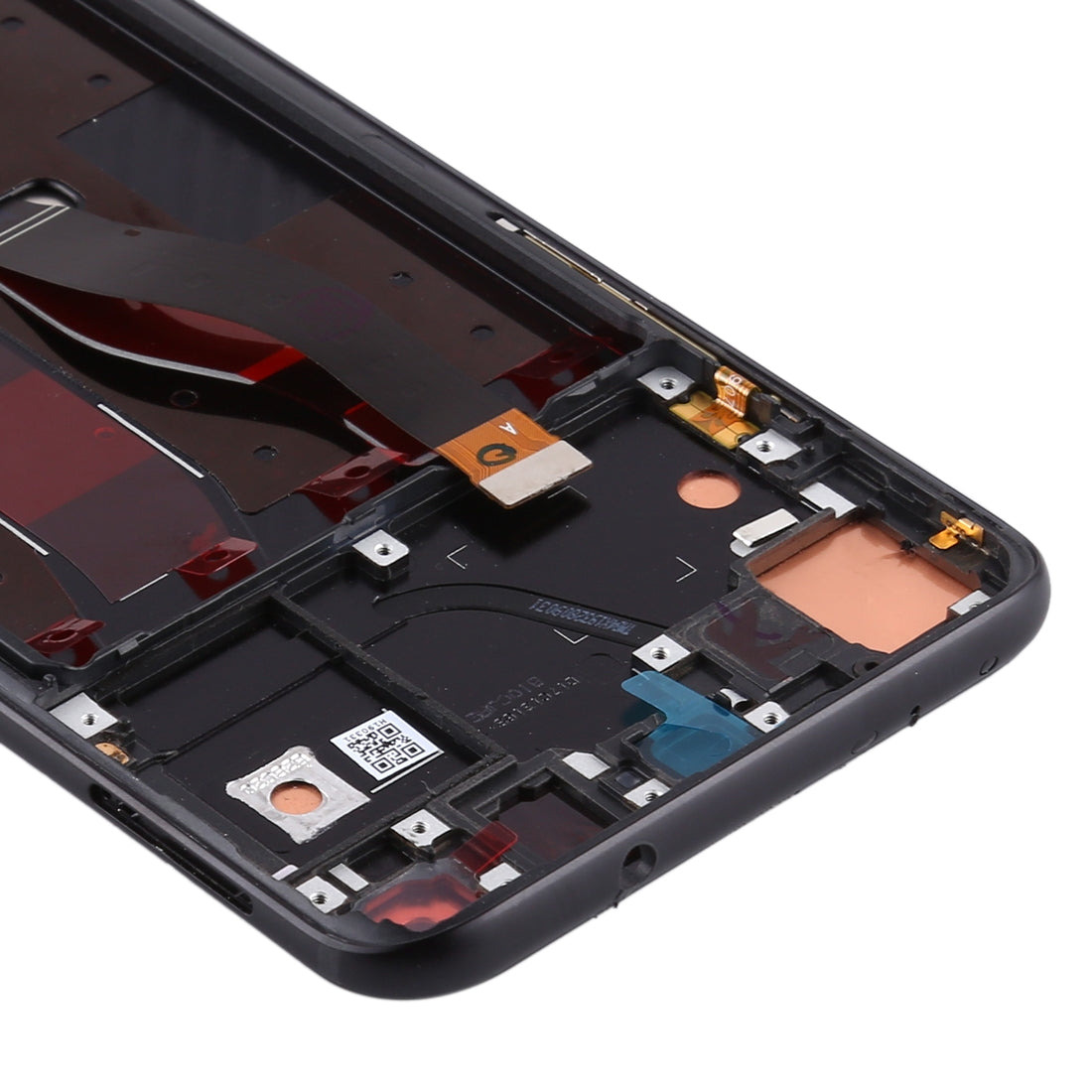 OEM LCD Screen for Huawei Honor View 20 Digitizer Full Assembly with Frame(Black)