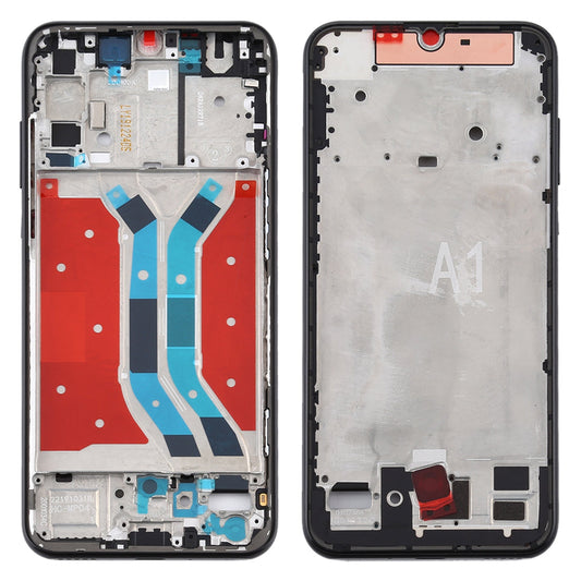 Original Middle Frame Bezel Plate for Huawei Y8p / P Smart S(Black)