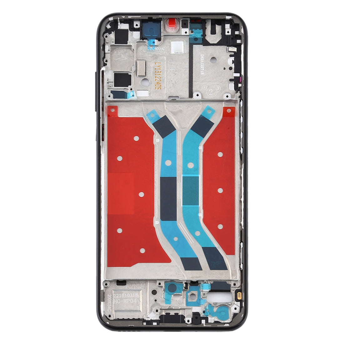Original Middle Frame Bezel Plate for Huawei Y8p / P Smart S(Black)