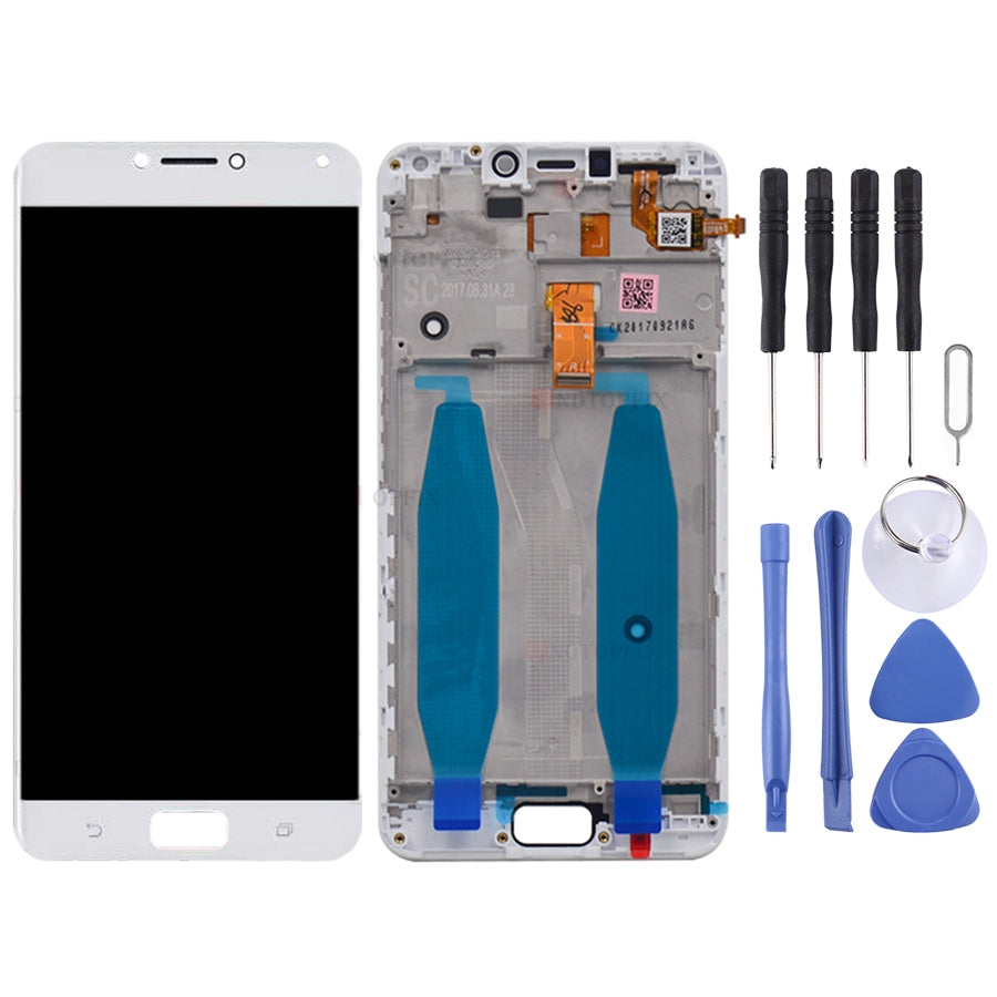 OEM LCD Screen for Asus Zenfone 4 Max ZC554KL X00ID  Digitizer Full Assembly with Frame?White)