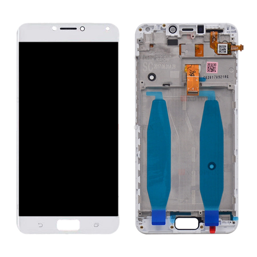 OEM LCD Screen for Asus Zenfone 4 Max ZC554KL X00ID  Digitizer Full Assembly with Frame?White)