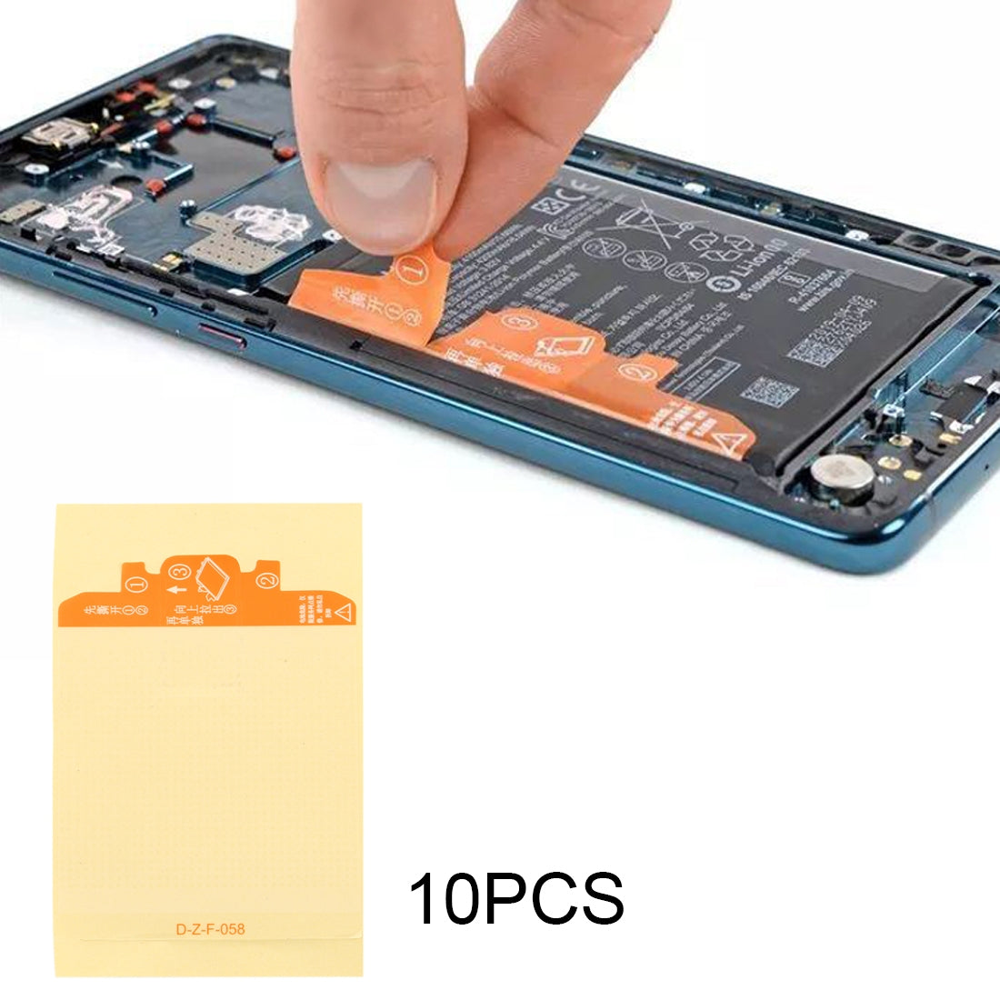 For Huawei P30 Pro 10 PCS Battery Adhesive Tape Stickers 