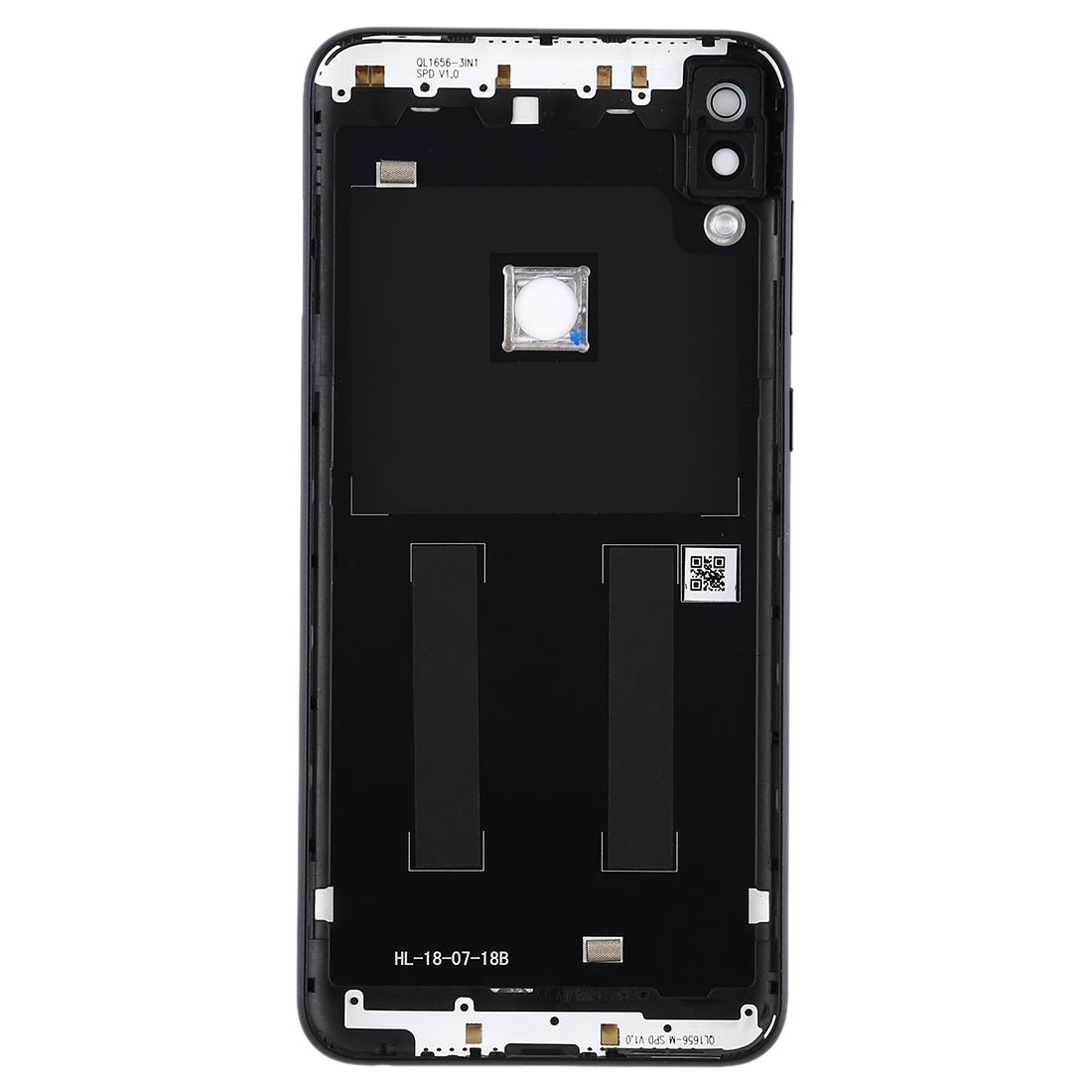 Battery Back Cover with Camera Lens & Side Keys for Asus Zenfone Max Pro (M1) / ZB602K(Black)