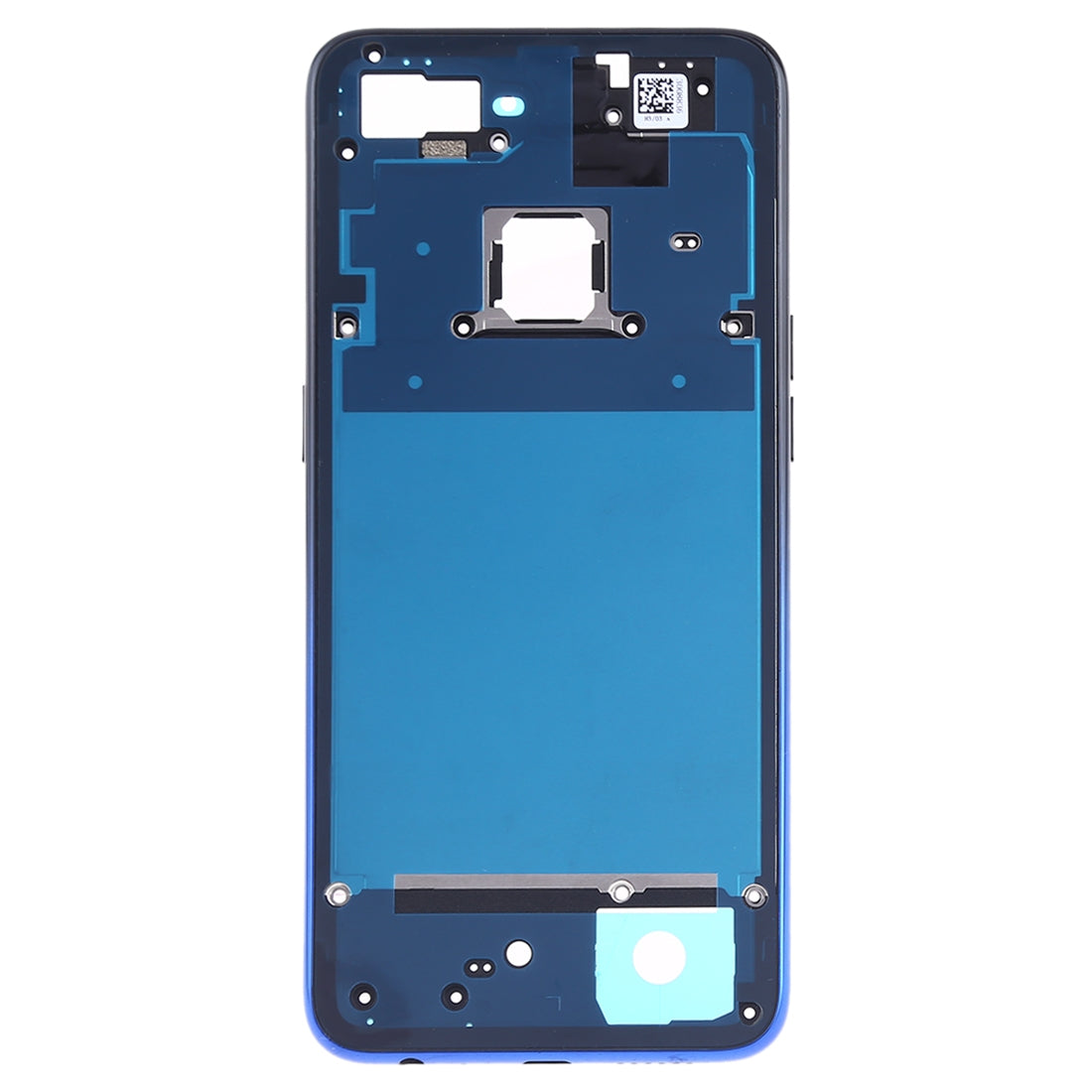 For OPPO F9 / A7X Middle Frame Bezel Plate (Twilight Blue)