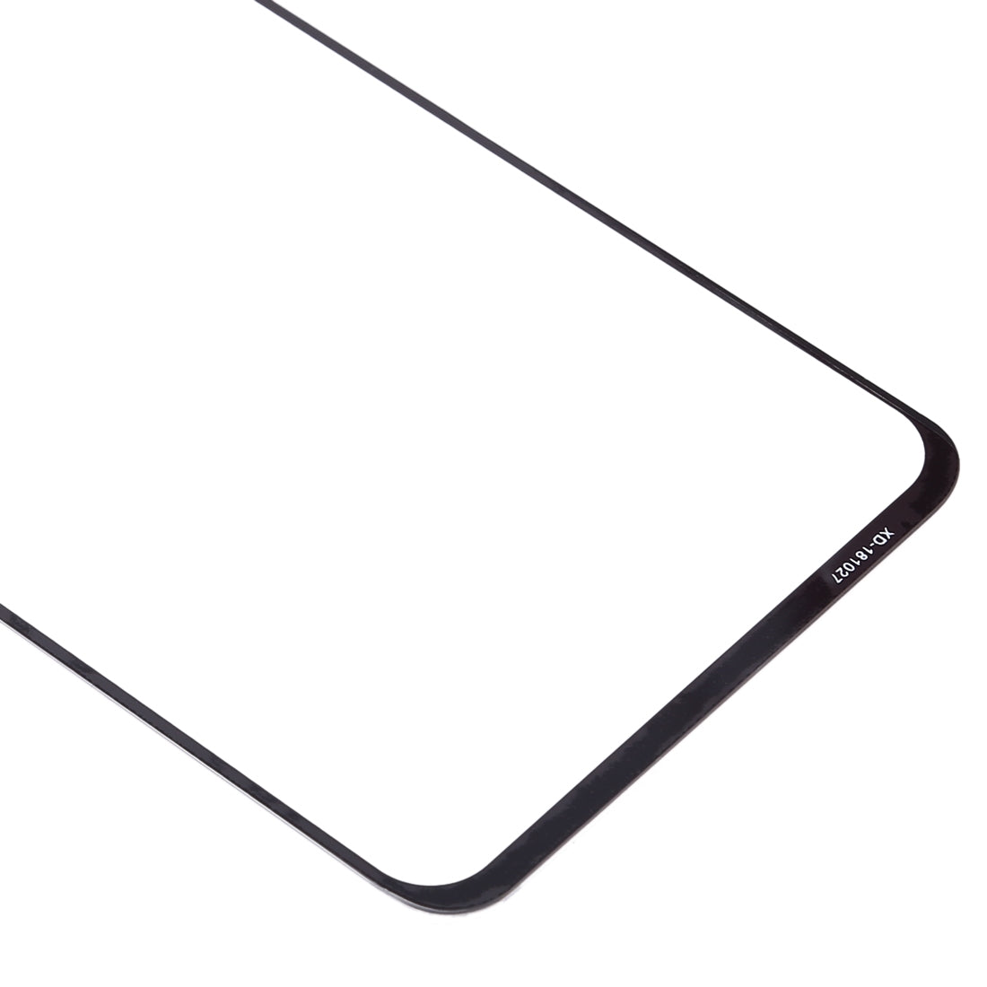 For OPPO Reno Front Screen Outer Glass Lens (Black)