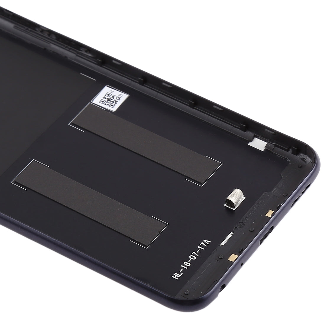 Back Cover with Camera Lens & Side Keys for Asus Zenfone Max Pro (M1) / ZB601KL(Black)