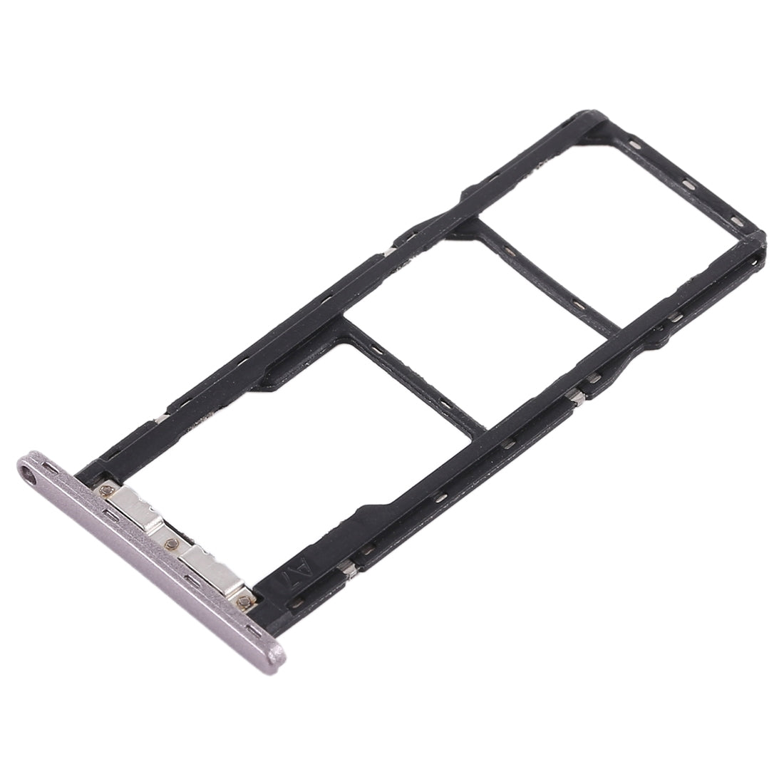 SIM Card Tray + SIM Card Tray + Micro SD Card Tray for Asus Zenfone Max Pro (M1) ZB601KL ZB602KL(Silver)