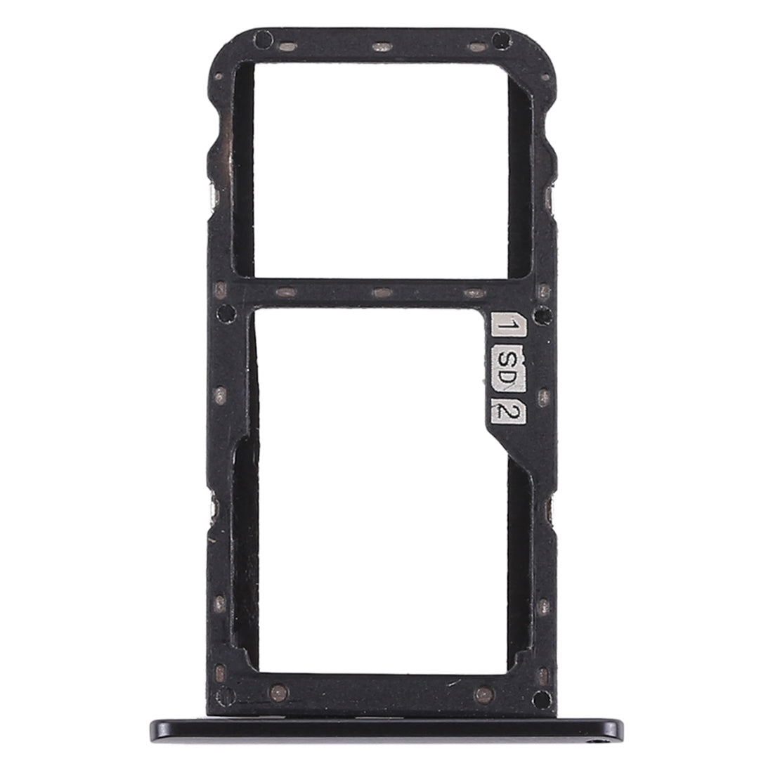 SIM Card Tray + SIM Card Tray / Micro SD Card Tray for Asus Zenfone 5 ZE620KL(Black)