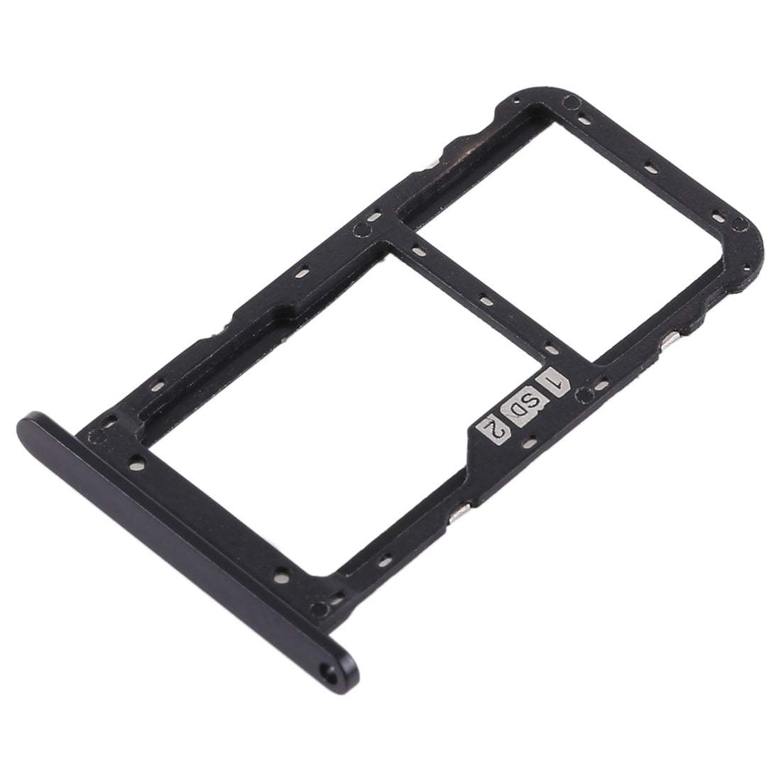 SIM Card Tray + SIM Card Tray / Micro SD Card Tray for Asus Zenfone 5 ZE620KL(Black)