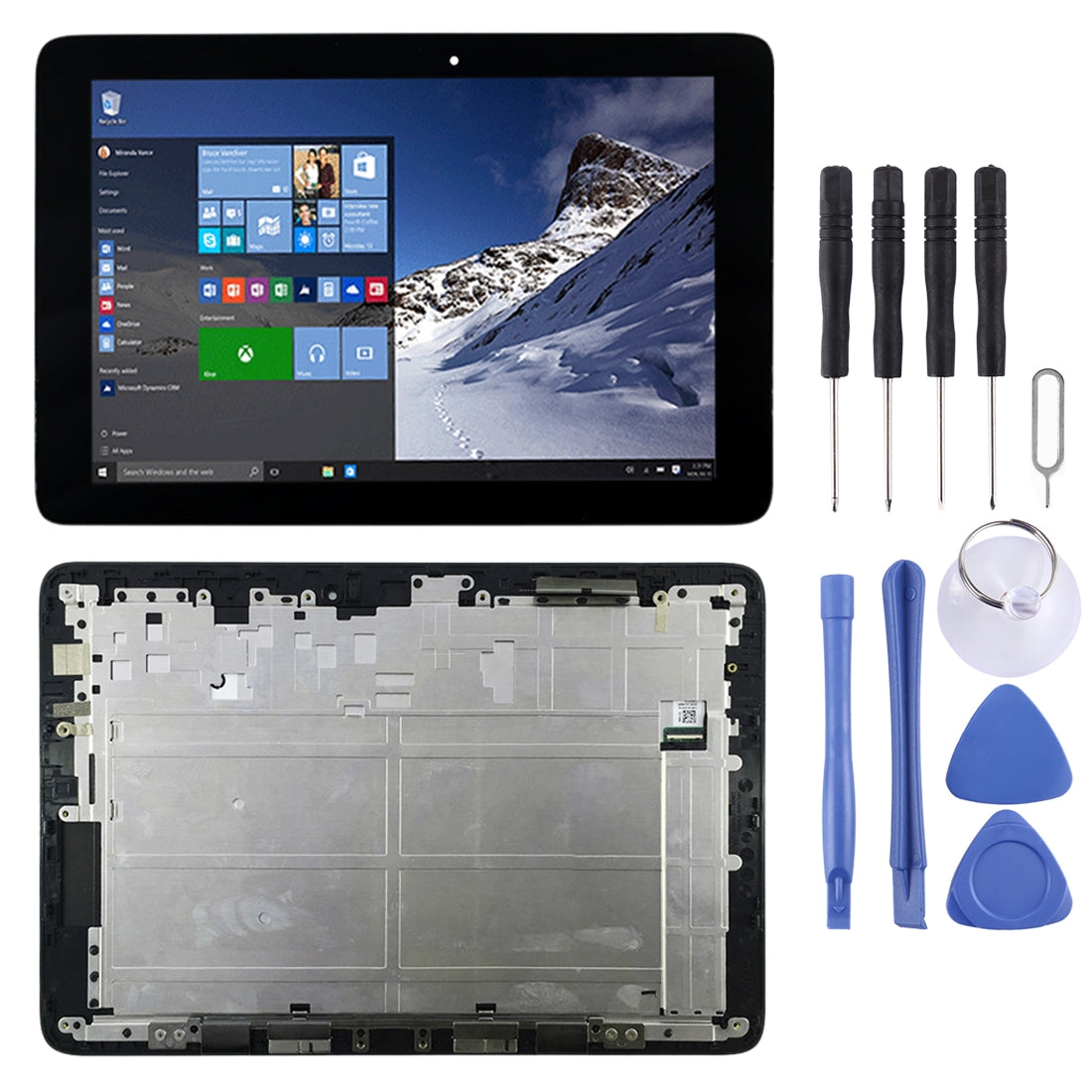 OEM LCD Screen for Asus Transformer Book T100H T100HA T100HA-FU006T Digitizer Full Assembly with Frame?Black)