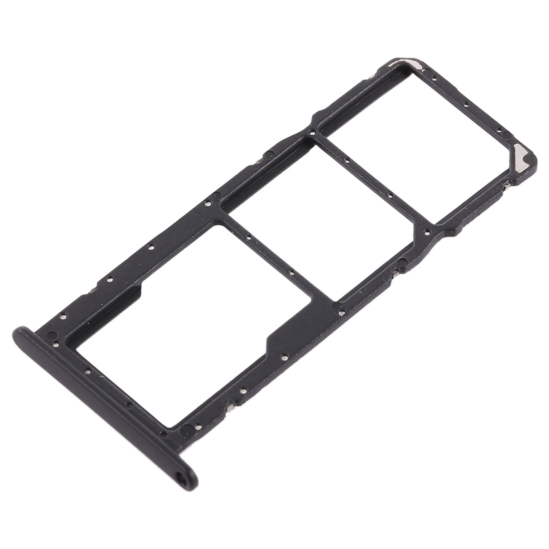 SIM Card Tray + Micro SD Card Tray for Huawei Honor 8X (Black)