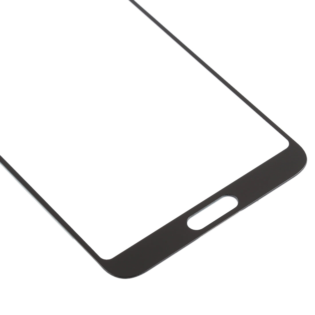 For Huawei P20 Pro 10PCS Front Screen Outer Glass Lens (Black)
