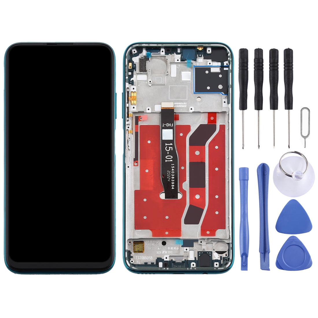 OEM LCD Screen for Huawei P40 Lite Digitizer Full Assembly with Frame?Green)