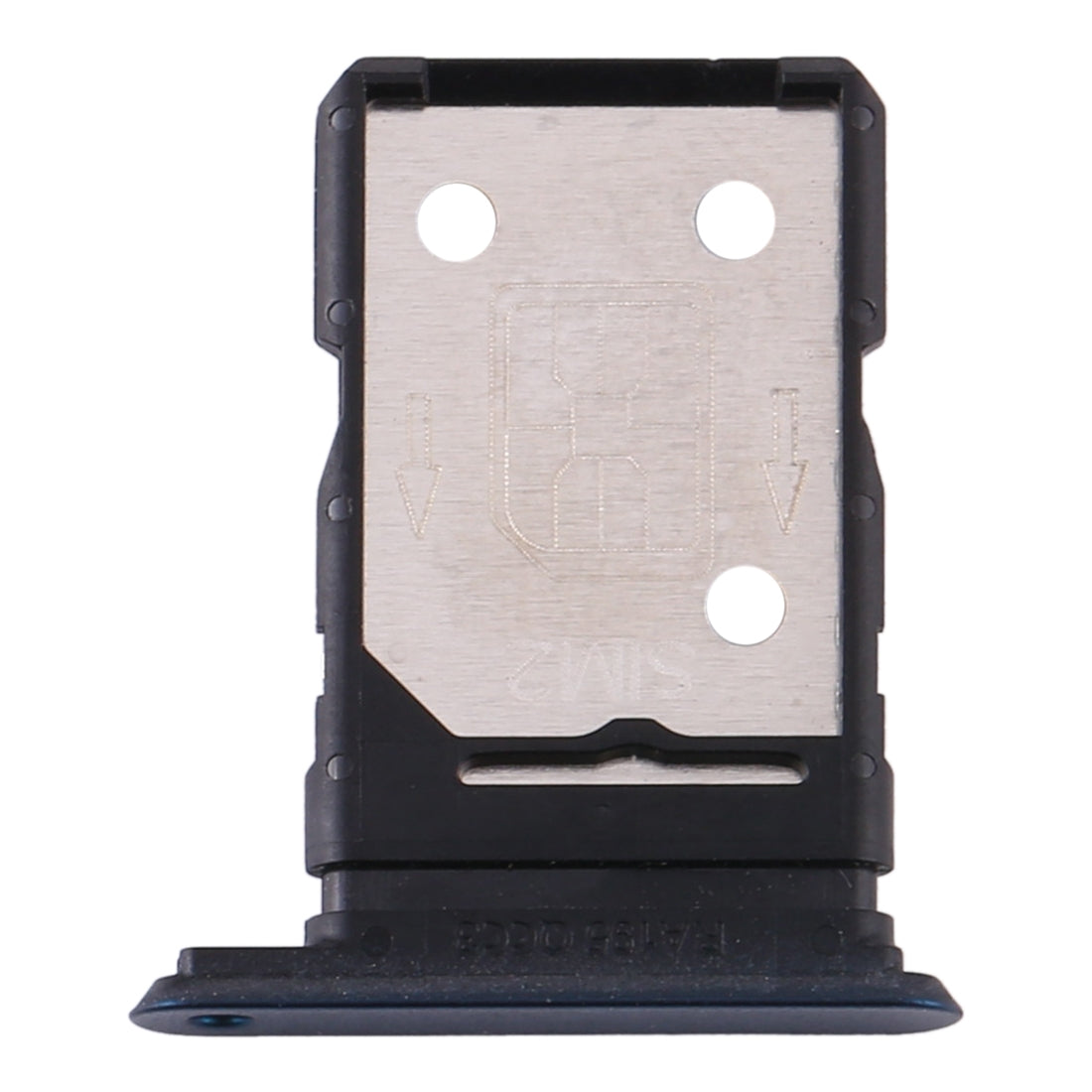 For OPPO Realme X50 5G  SIM Card Tray + SIM Card Tray (Black+green)