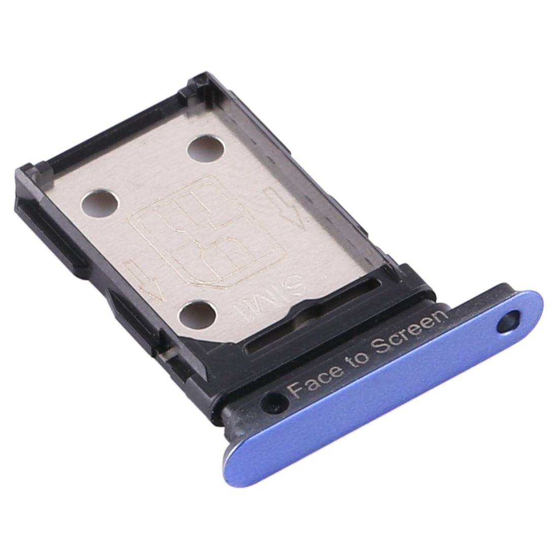 For OPPO Realme X50 5G  SIM Card Tray + SIM Card Tray (Purple)