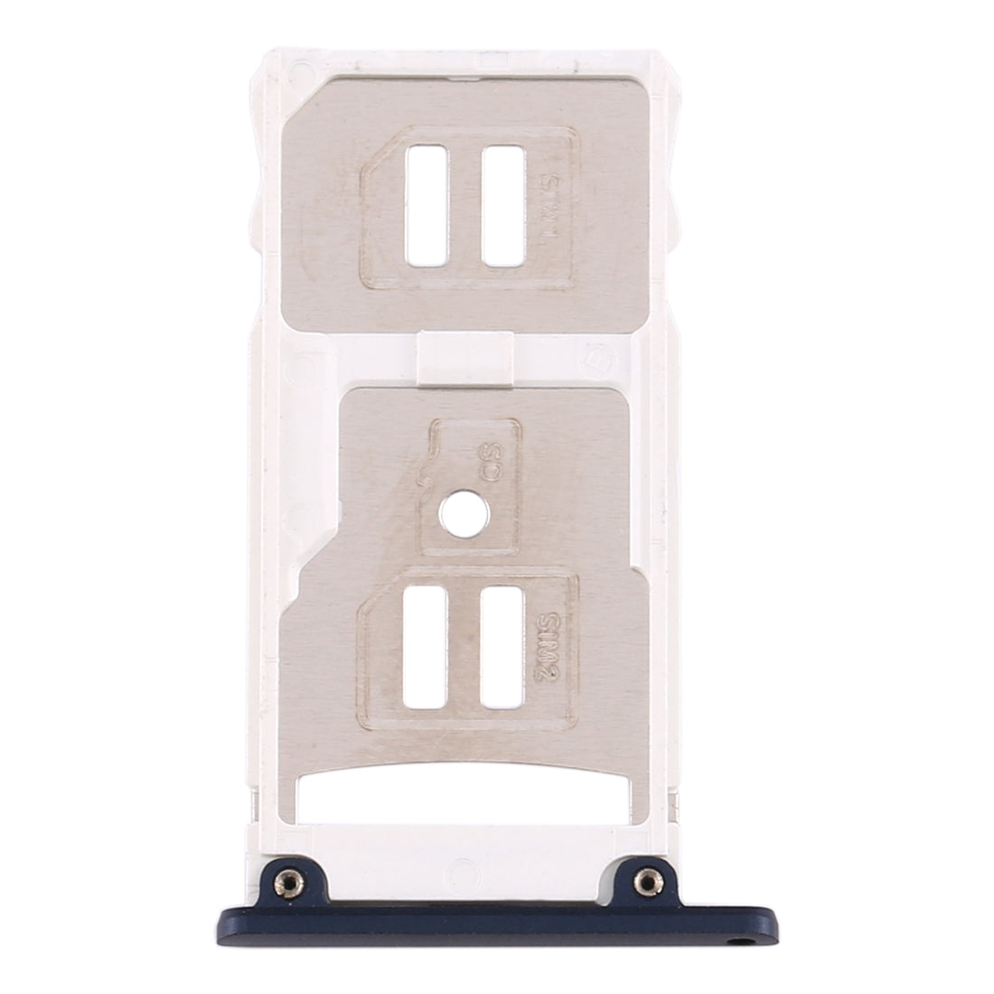 SIM Card Tray + SIM Card Tray / Micro SD Card Tray for Asus Zenfone 3 Zoom ZE553KL(Black)
