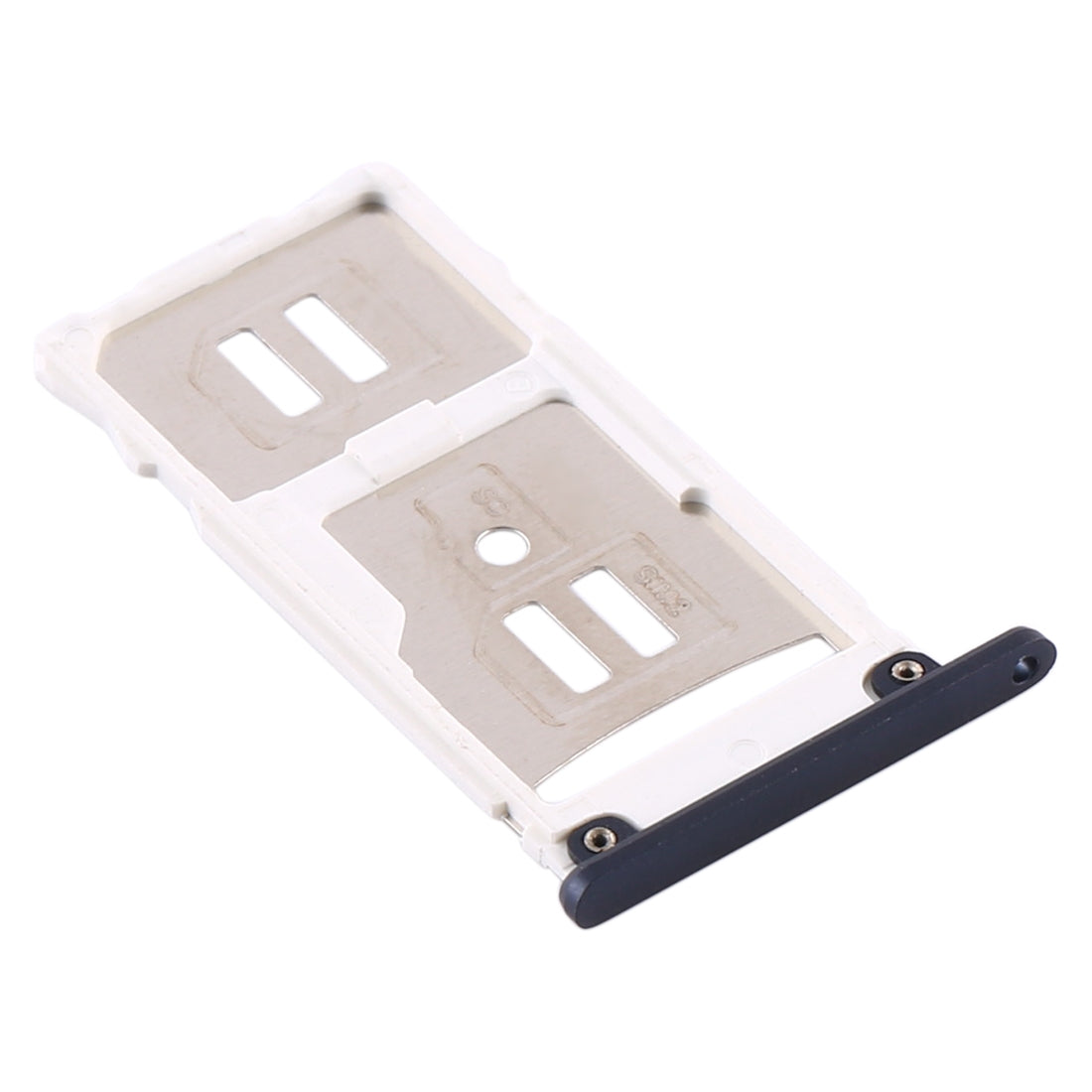 SIM Card Tray + SIM Card Tray / Micro SD Card Tray for Asus Zenfone 3 Zoom ZE553KL(Black)