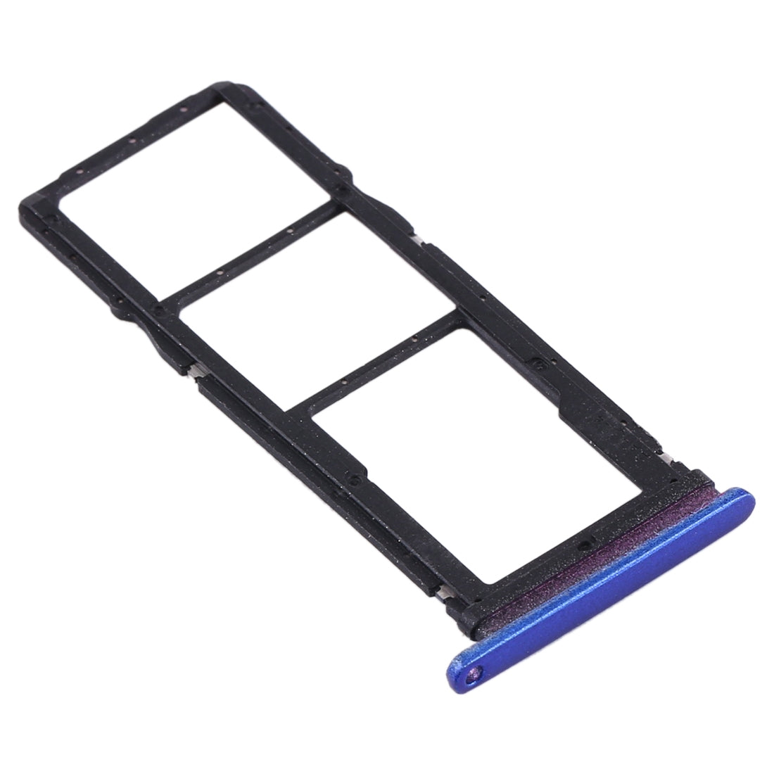 SIM Card Tray + SIM Card Tray + Micro SD Card Tray for Huawei Y7p (Blue)