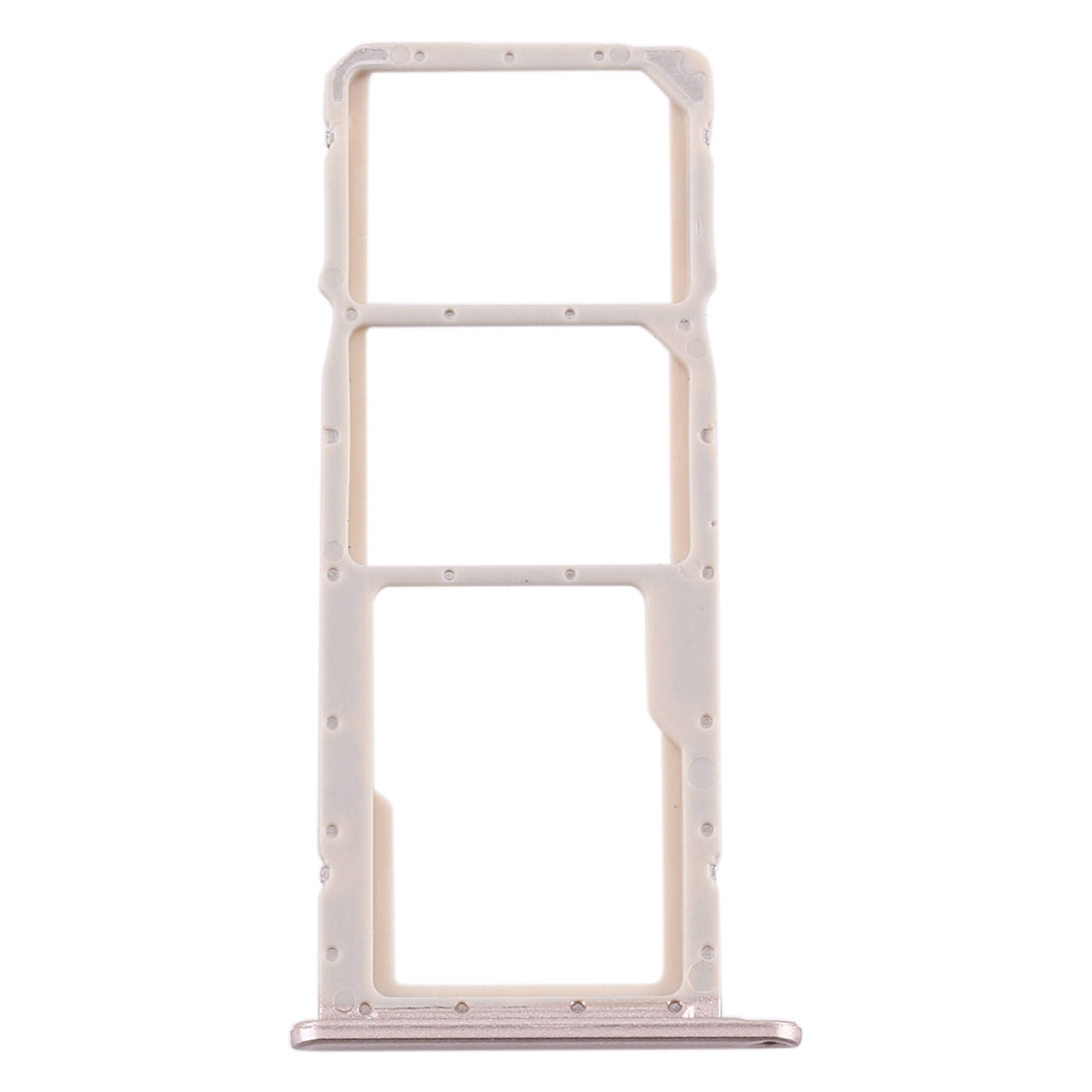 SIM Card Tray + SIM Card Tray + Micro SD Card Tray for Huawei Y6s (2019) (Gold)