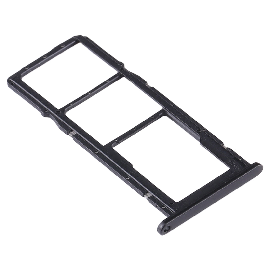 SIM Card Tray + SIM Card Tray + Micro SD Card Tray for Huawei Y6s (2020) (Black)