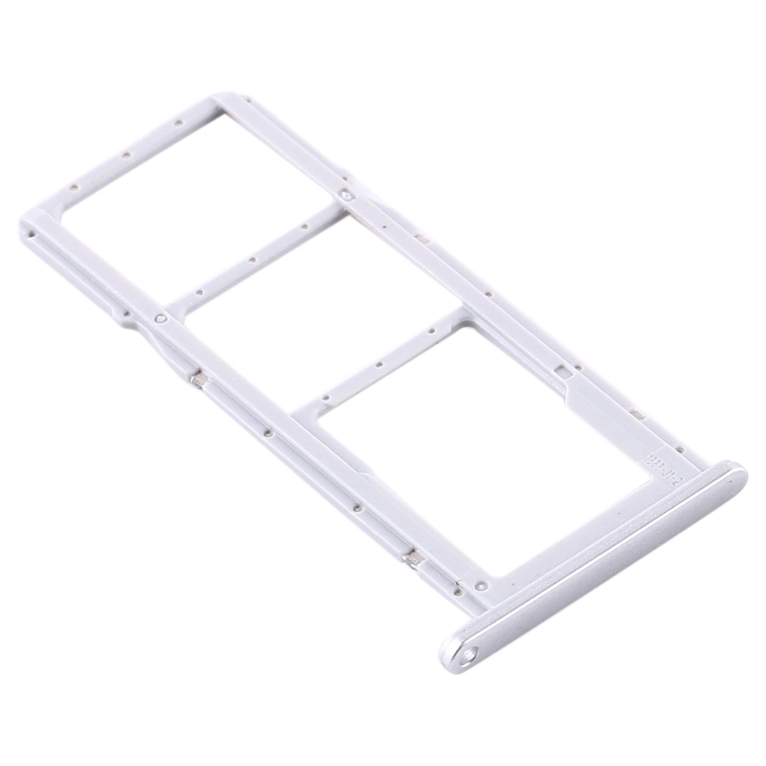 SIM Card Tray + SIM Card Tray + Micro SD Card Tray for Huawei Y6s (2020) (Silver)