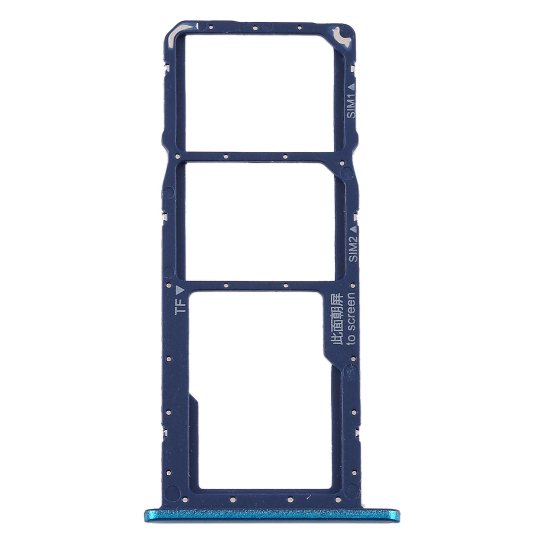 SIM Card Tray + SIM Card Tray + Micro SD Card Tray for Huawei Y6 Pro (2019) (Green)