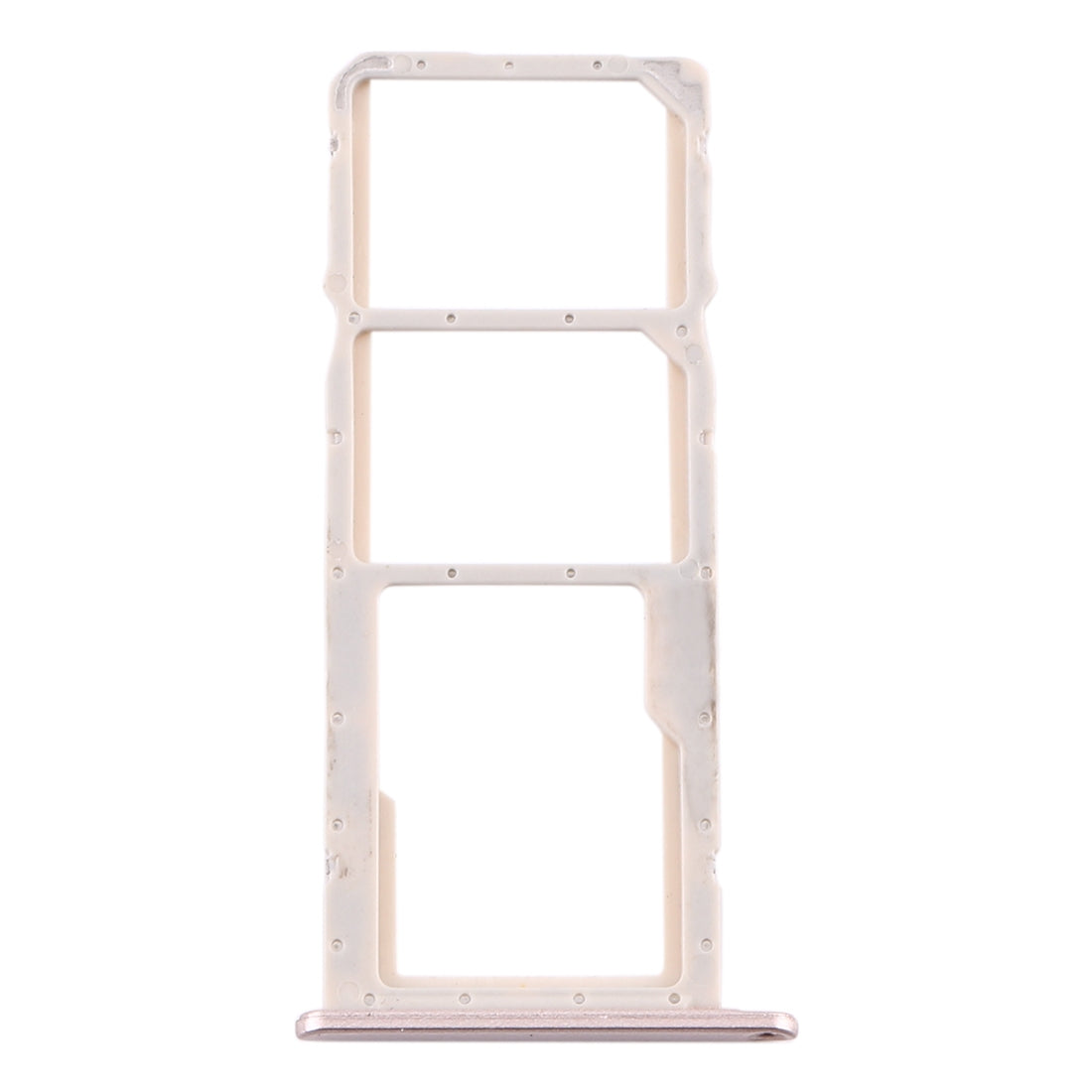 SIM Card Tray + SIM Card Tray + Micro SD Card Tray for Huawei Y6 (2019) (Gold)