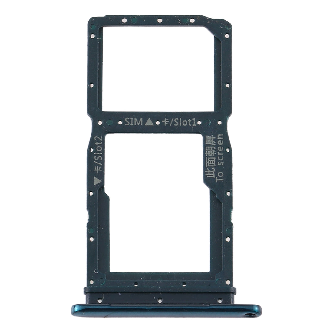 SIM Card Tray + SIM Card Tray / Micro SD Card Tray for Huawei Enjoy Z 5G (Green)