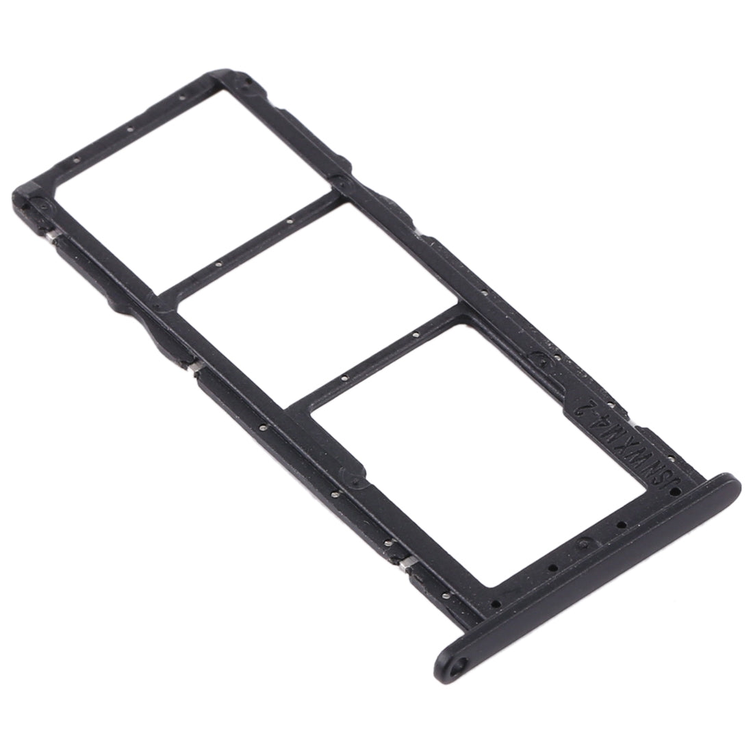 SIM Card Tray + SIM Card Tray + Micro SD Card Tray for Huawei Y8s (Black)