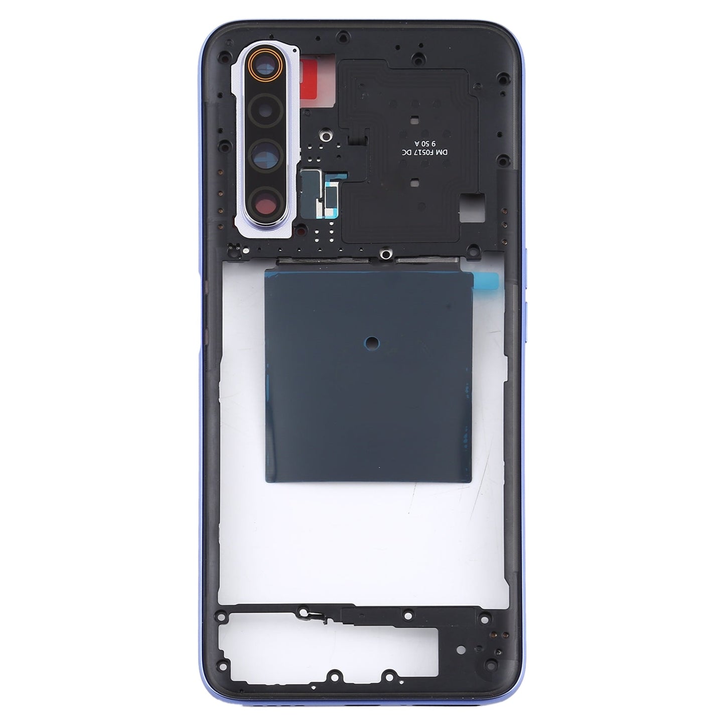 For OPPO Realme X50 5G Middle Frame Bezel Plate (Silver)
