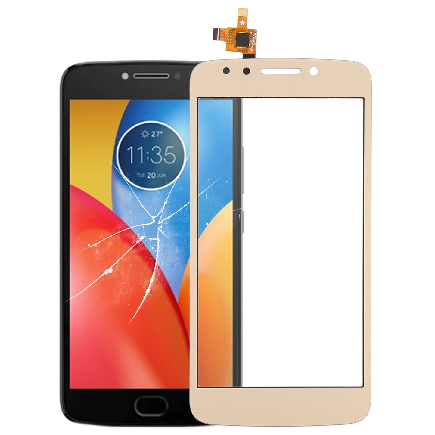 Touch Panel for Motorola Moto E4 (USA) XT176X(Gold)