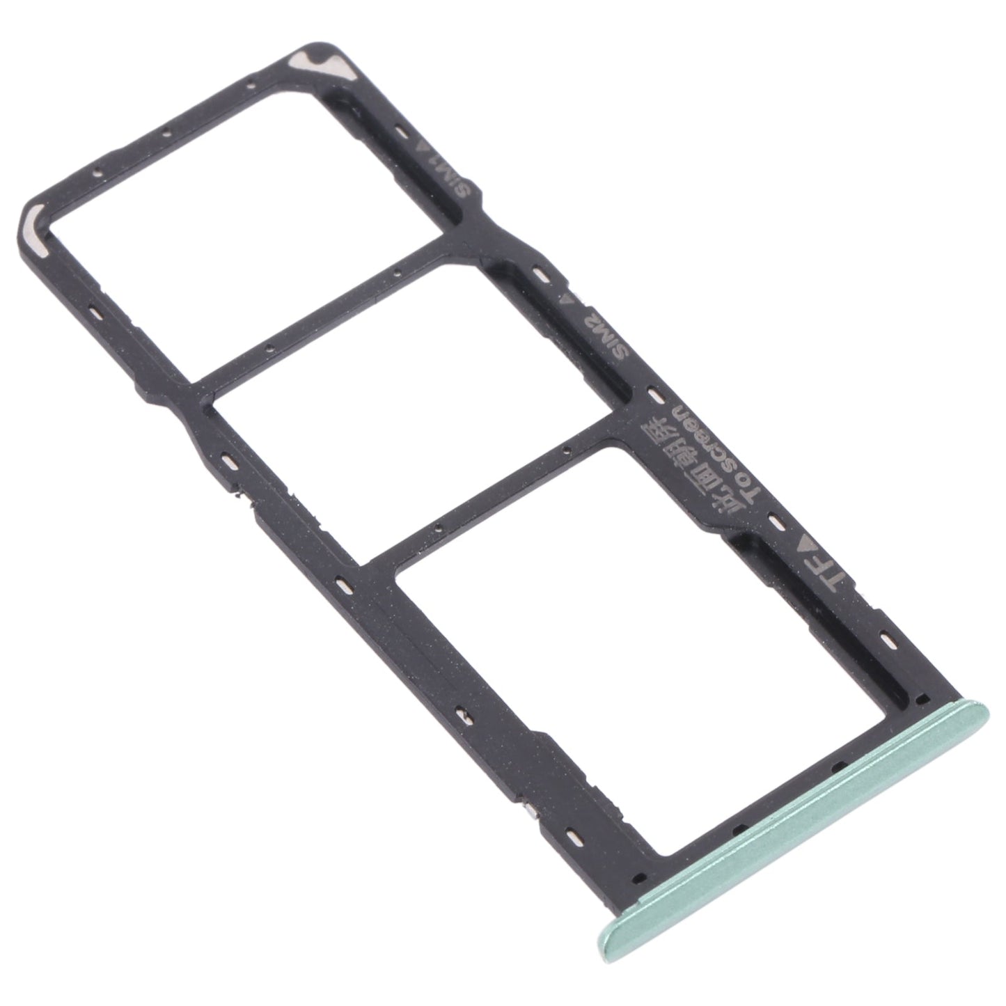 For OPPO Realme C11 RMX2185  SIM Card Tray + SIM Card Tray + Micro SD Card Tray (Green)