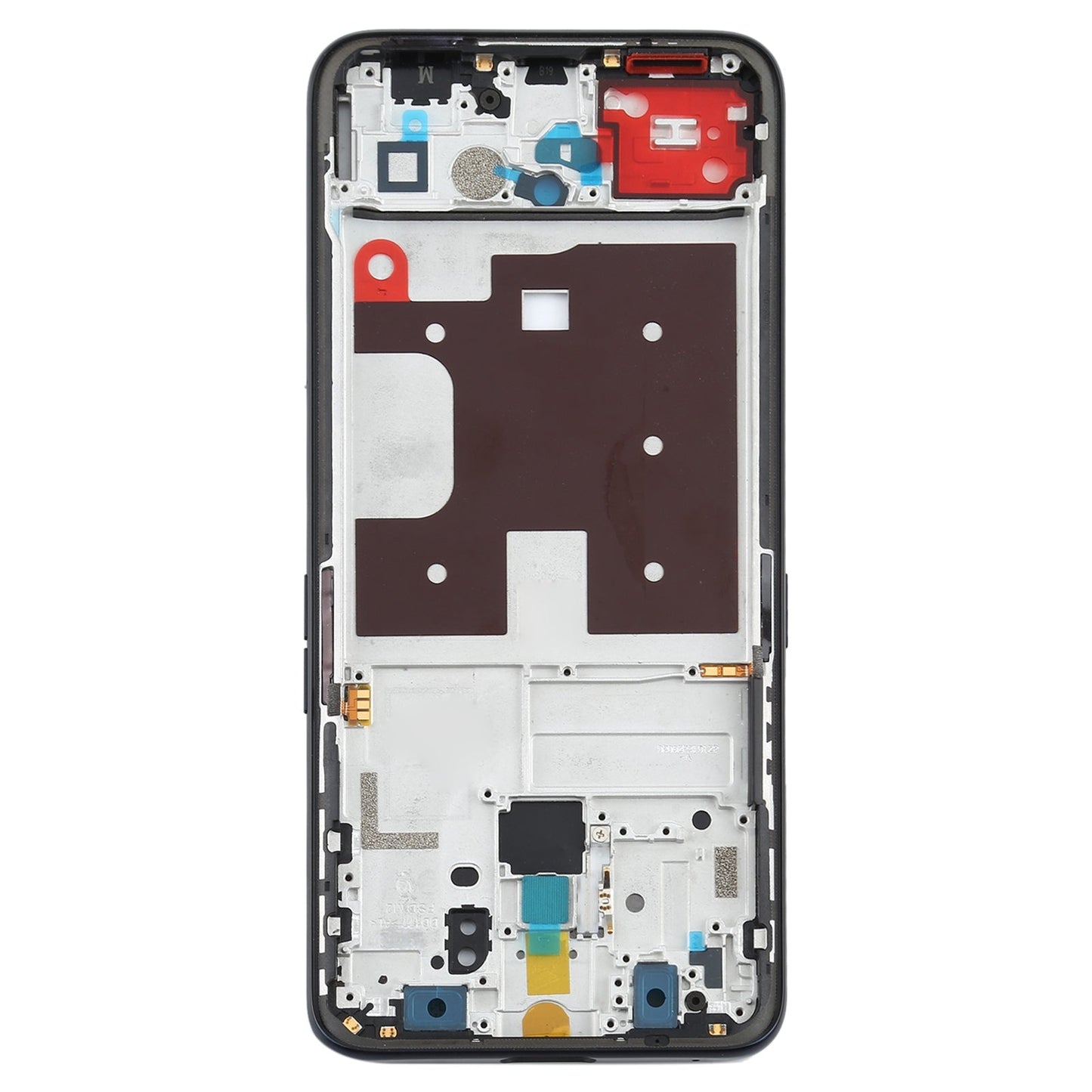 For OPPO Reno2 Z/Reno2 F PCKM70 PCKT00 CPH1945 CPH1951 CPH1989 Front Housing LCD Frame Bezel Plate (Black)