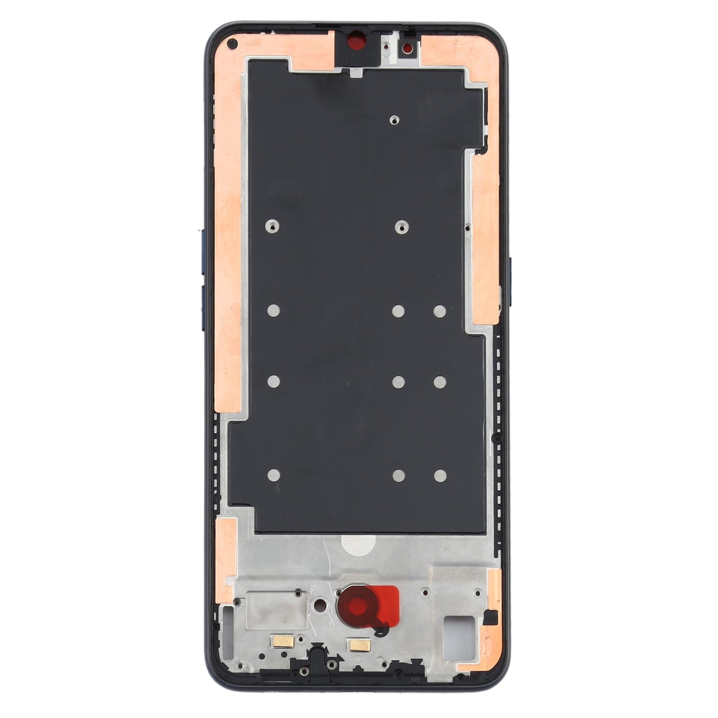 For OPPO Reno3 5G/Reno3 4G PCHM30 CPH2043 Front Housing LCD Frame Bezel Plate (Black)