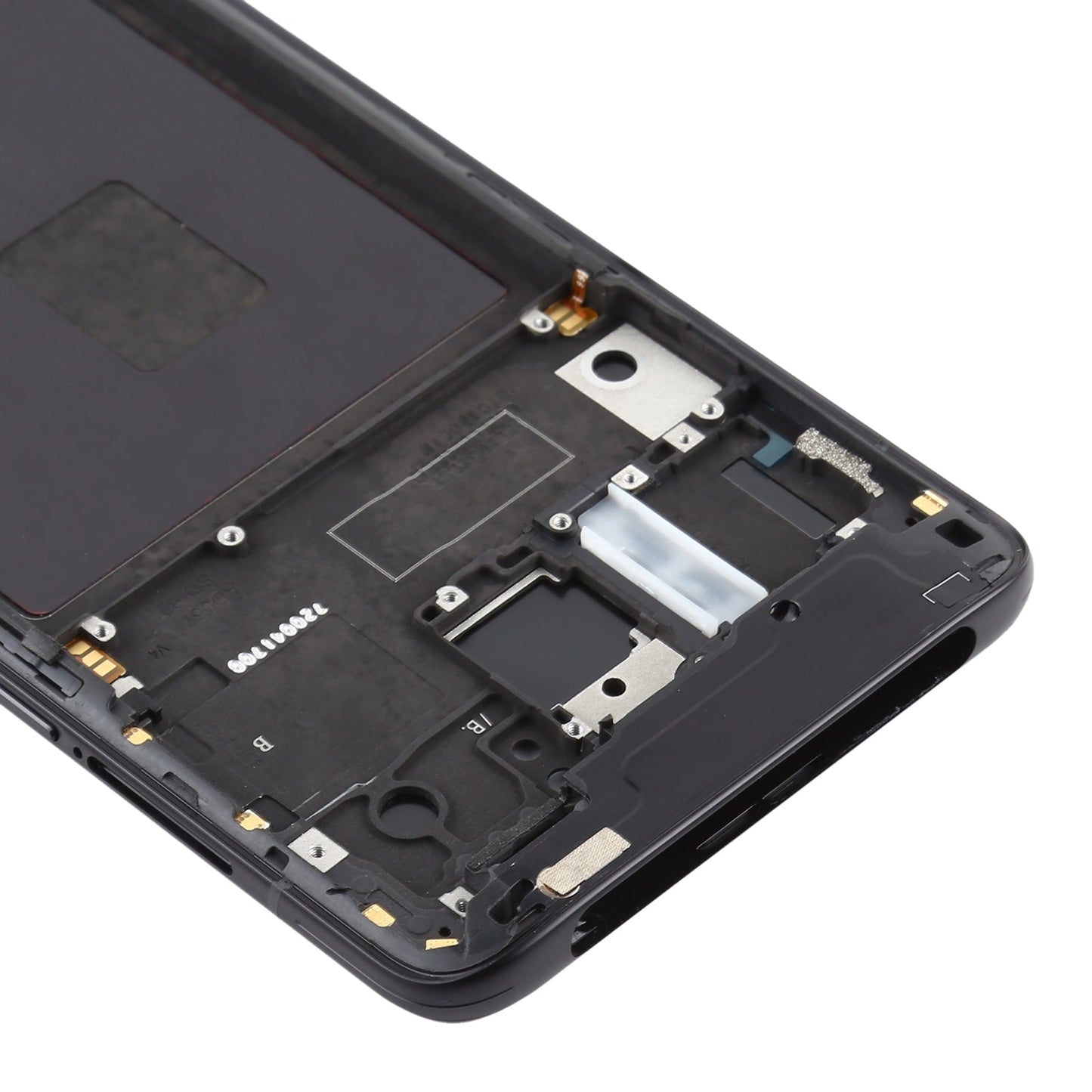 For OPPO Reno 5G/Reno 4G PCAM00 PCAT00 CPH1917 CPH1921 Front Housing LCD Frame Bezel Plate (Black)