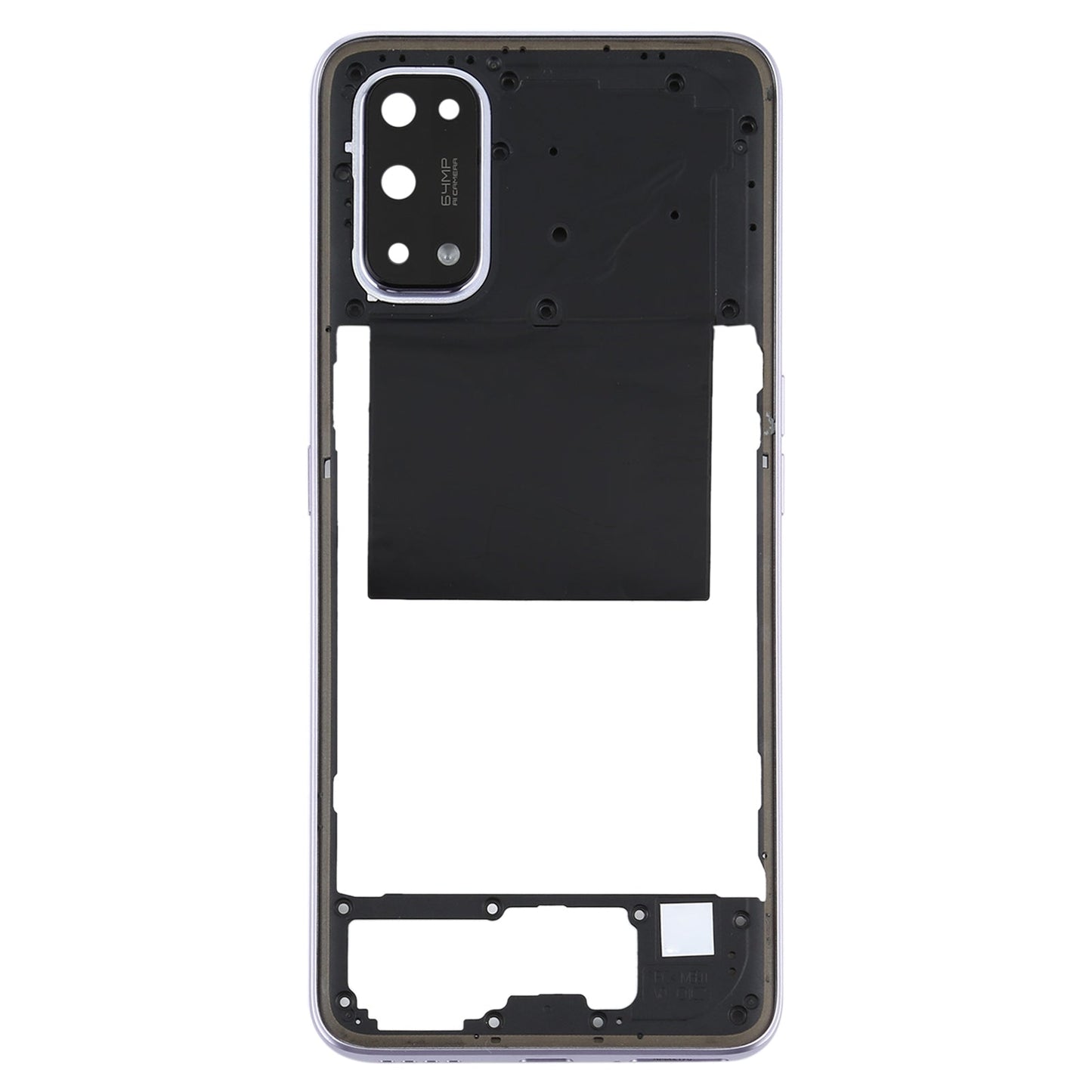 For OPPO Realme X7 Back Housing Frame (Purple)