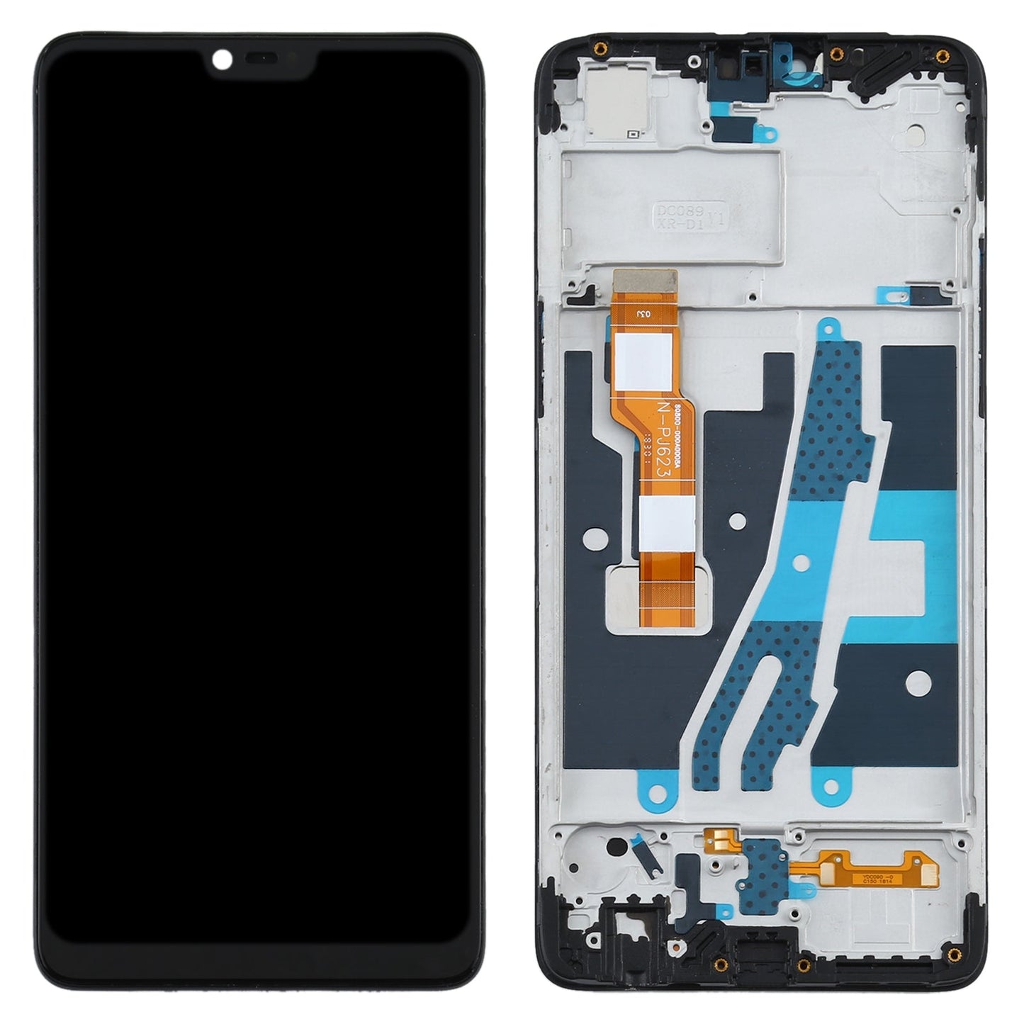 TFT LCD Screen for OPPO A3 / F7 PADM00 CPH1837 PADT00 CPH1819 CPH1821 Digitizer Full Assembly With Frame