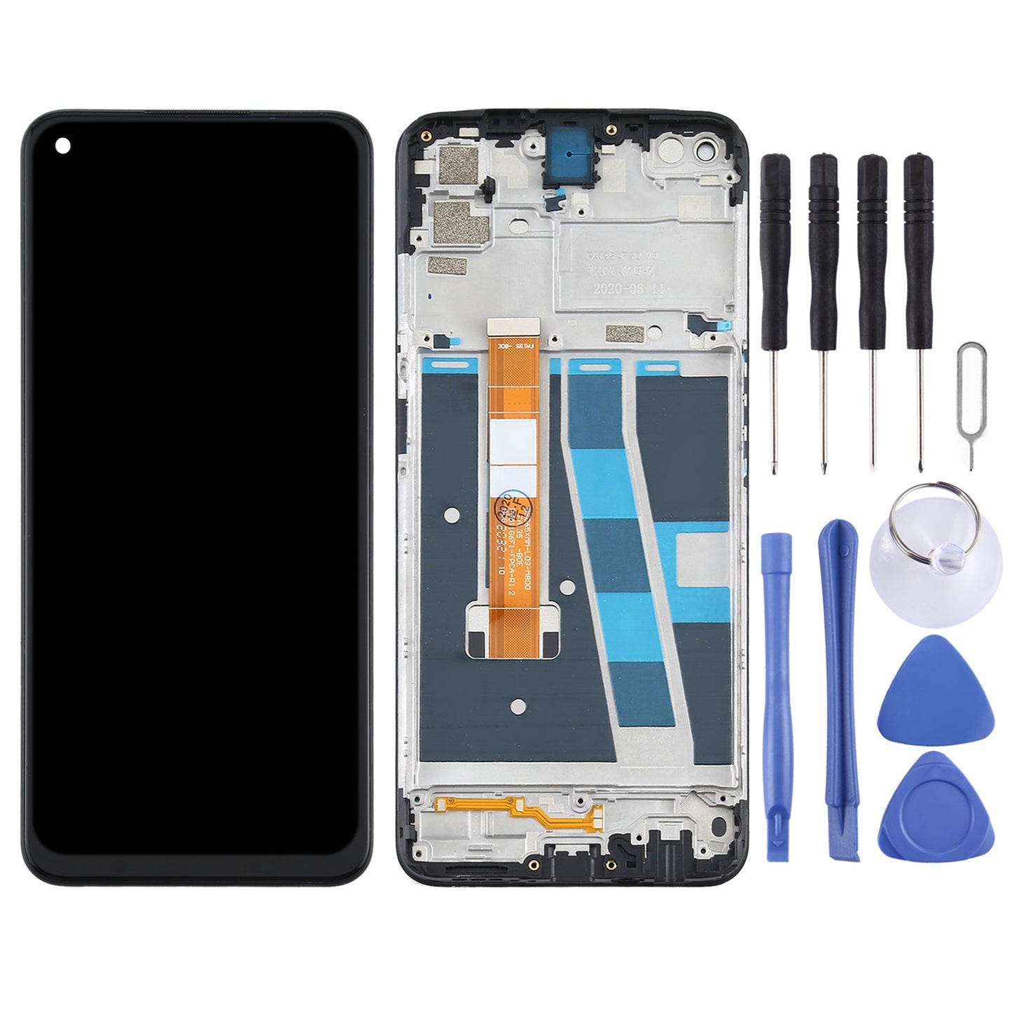 Original LCD Screen for OPPO A52/A92  CPH2061 CPH2069 PADM00 PDAM10 Digitizer Full Assembly With Frame