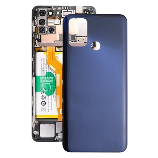 For OPPO Realme 7i / Realme C17 / RMX2103 / RMX2101 Battery Back Cover (Blue)
