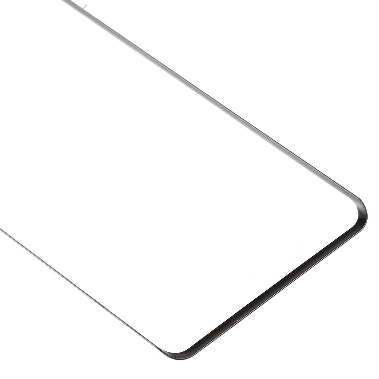 For Oppo Find X2 Pro / Find X2 Front Screen Outer Glass Lens (Black)