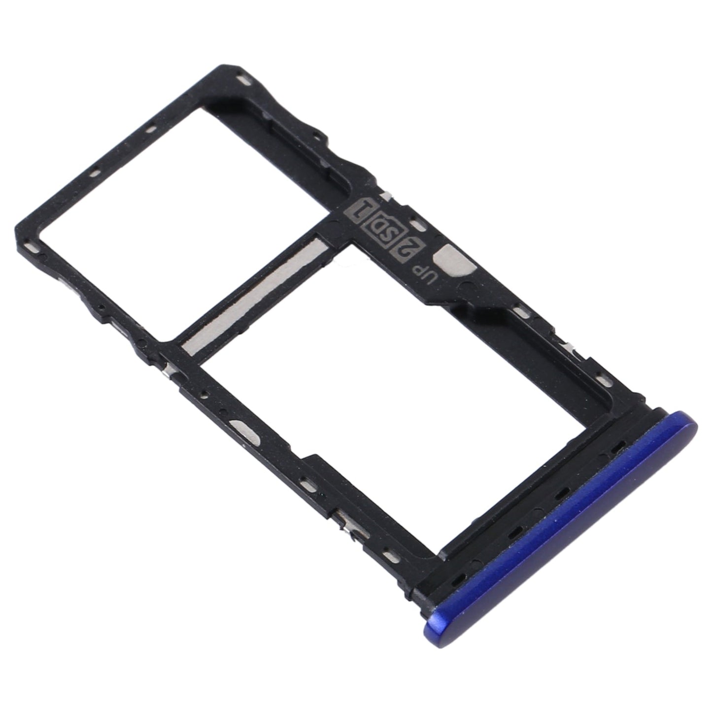 SIM Card Tray + SIM Card Tray / Micro SD Card Tray for Motorola Moto G9 Play/Moto G9 (India) (Blue)