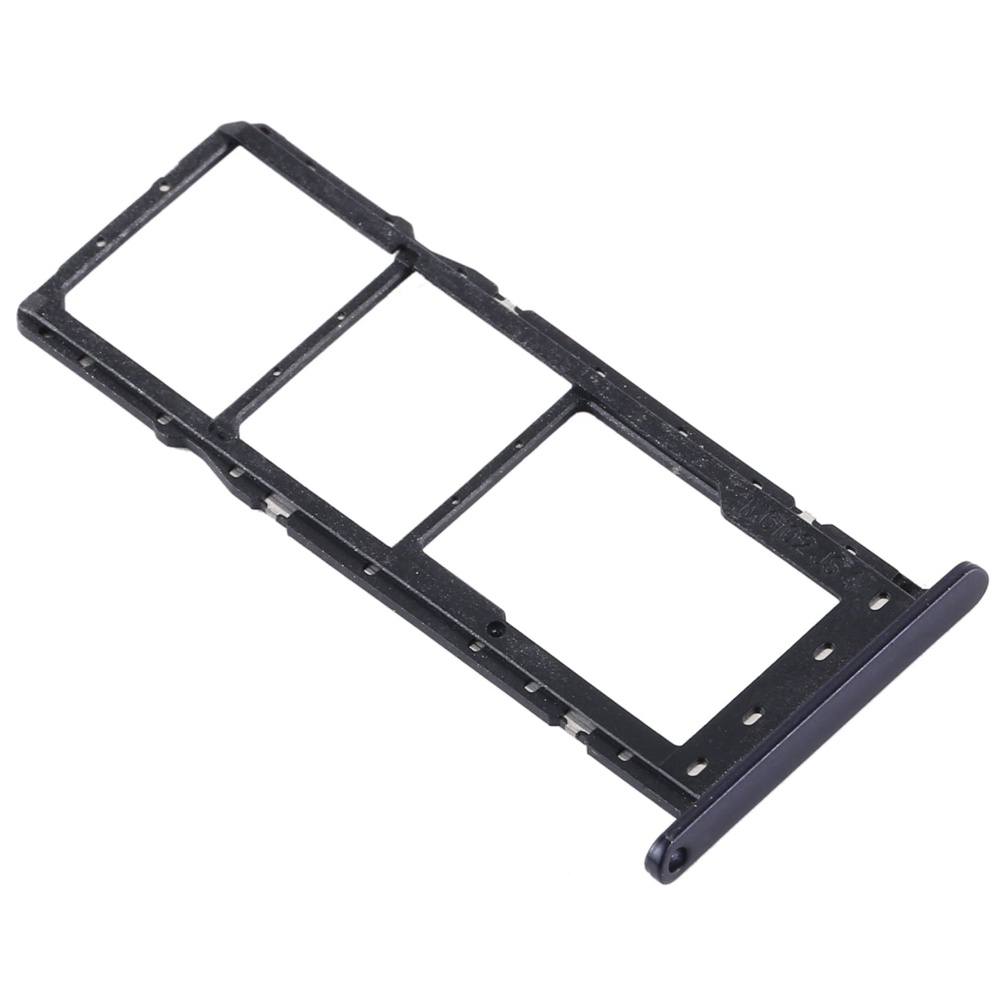 SIM Card Tray + SIM Card Tray + Micro SD Card Tray for Motorola Moto E6 Plus/Moto E6s (2020)/AGA0004/PAGA0004IN/PAGA0033IN/PAGA0033 (Black)