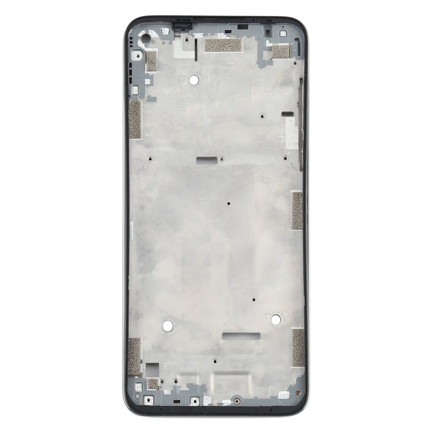 Front Housing LCD Frame Bezel Plate for Motorola Moto G Fast (Silver)