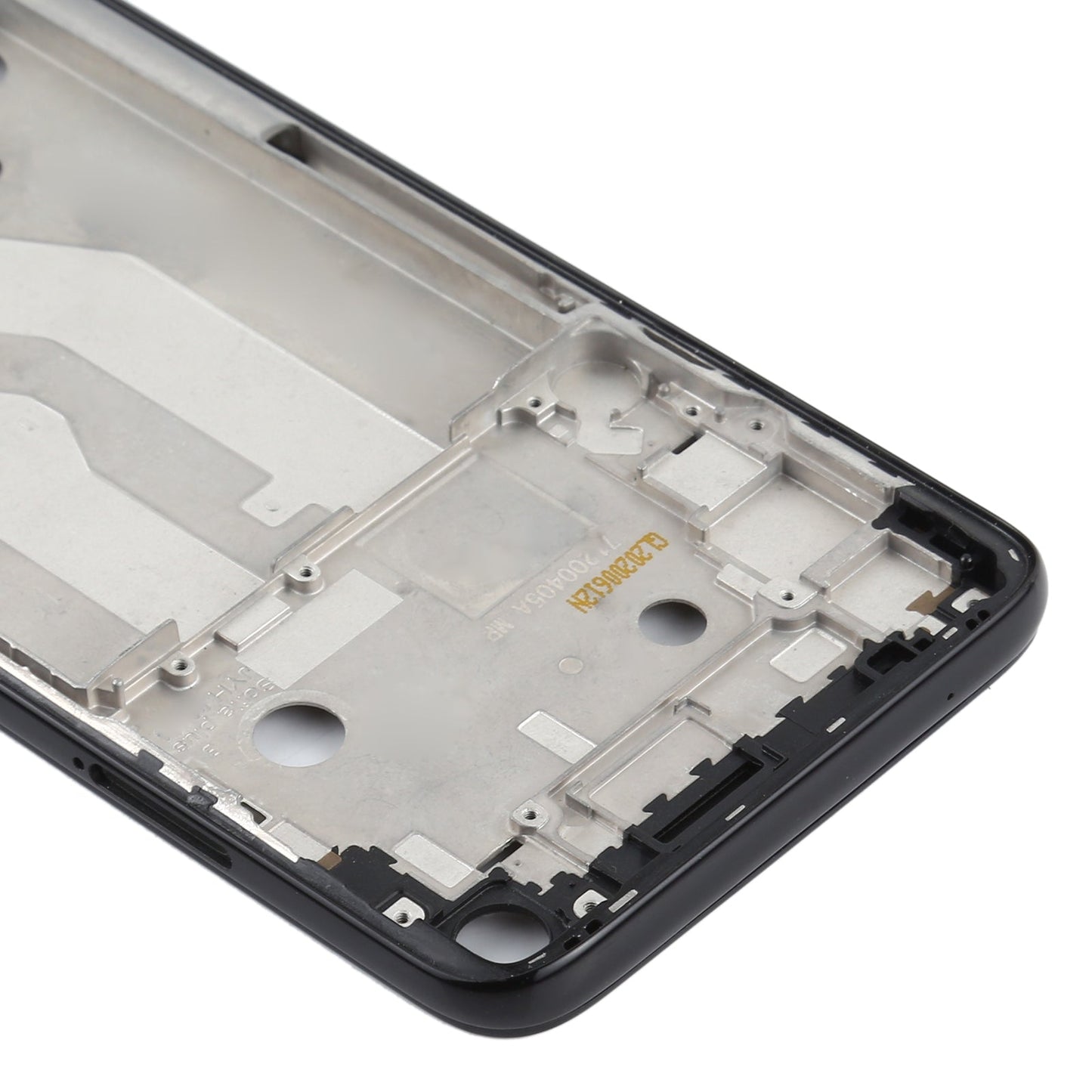 Front Housing LCD Frame Bezel Plate for Motorola Moto G Stylus XT2043 XT2043-4 (Black)