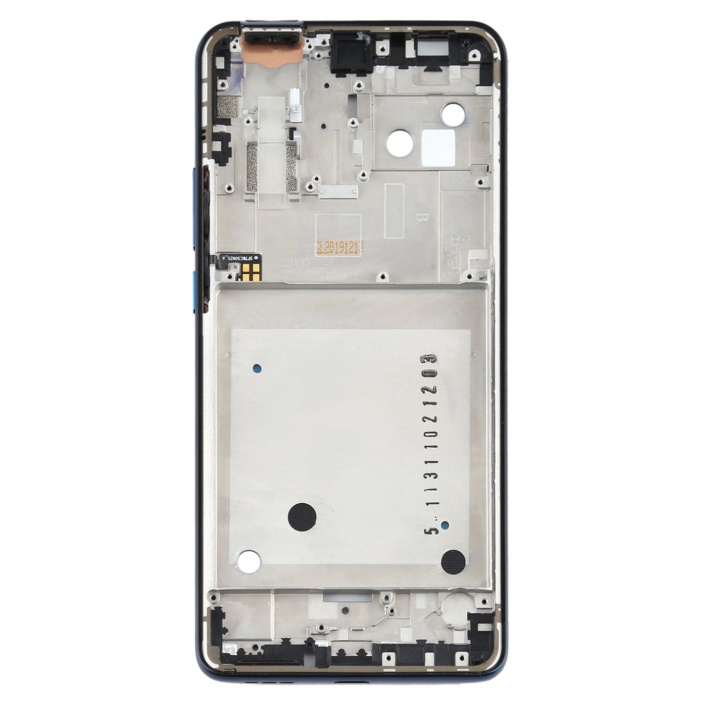 Front Housing LCD Frame Bezel Plate for Motorola One Hyper XT2027 XT2027-1 (Blue)