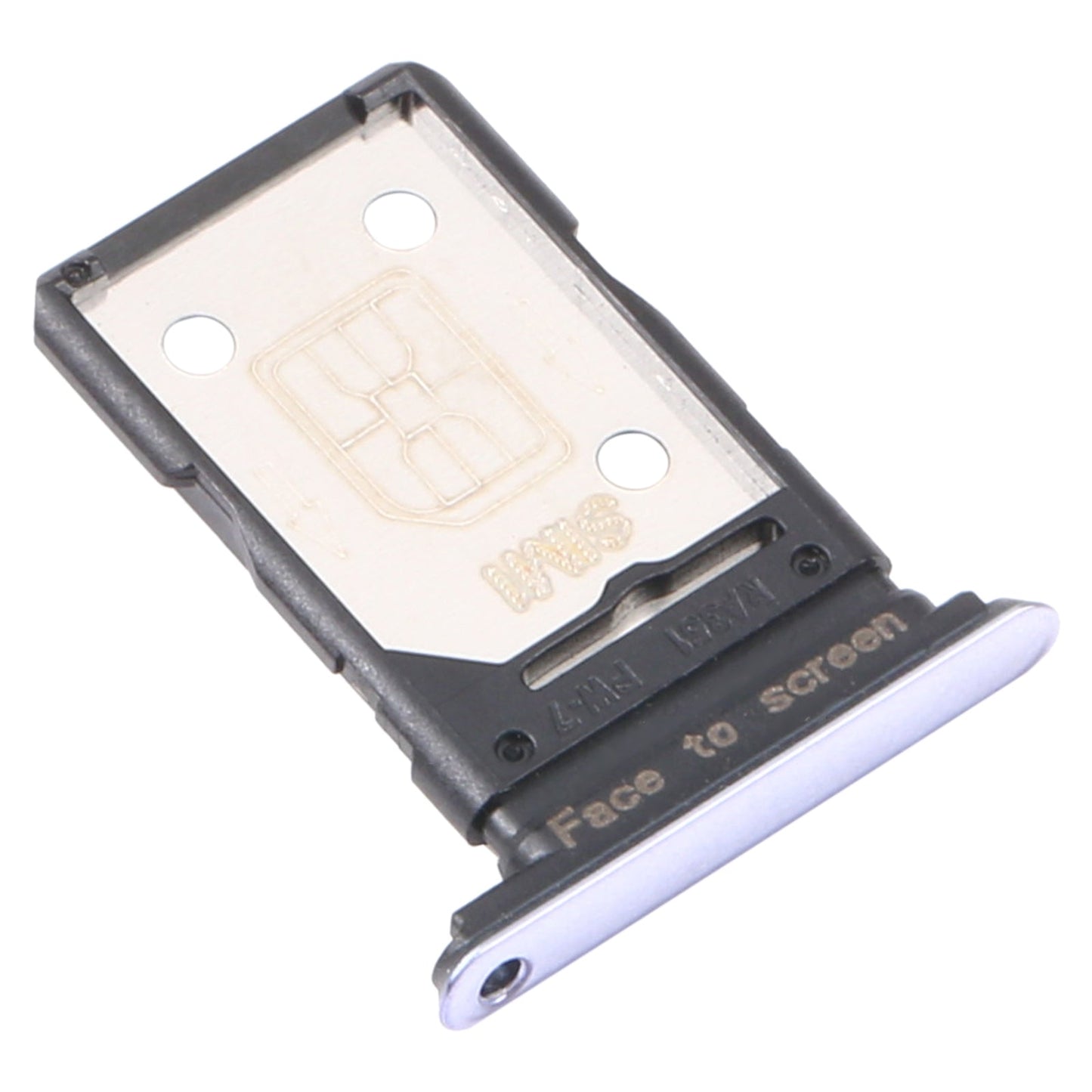 For OPPO Realme X7 Pro SIM Card Tray + SIM Card Tray (Purple)