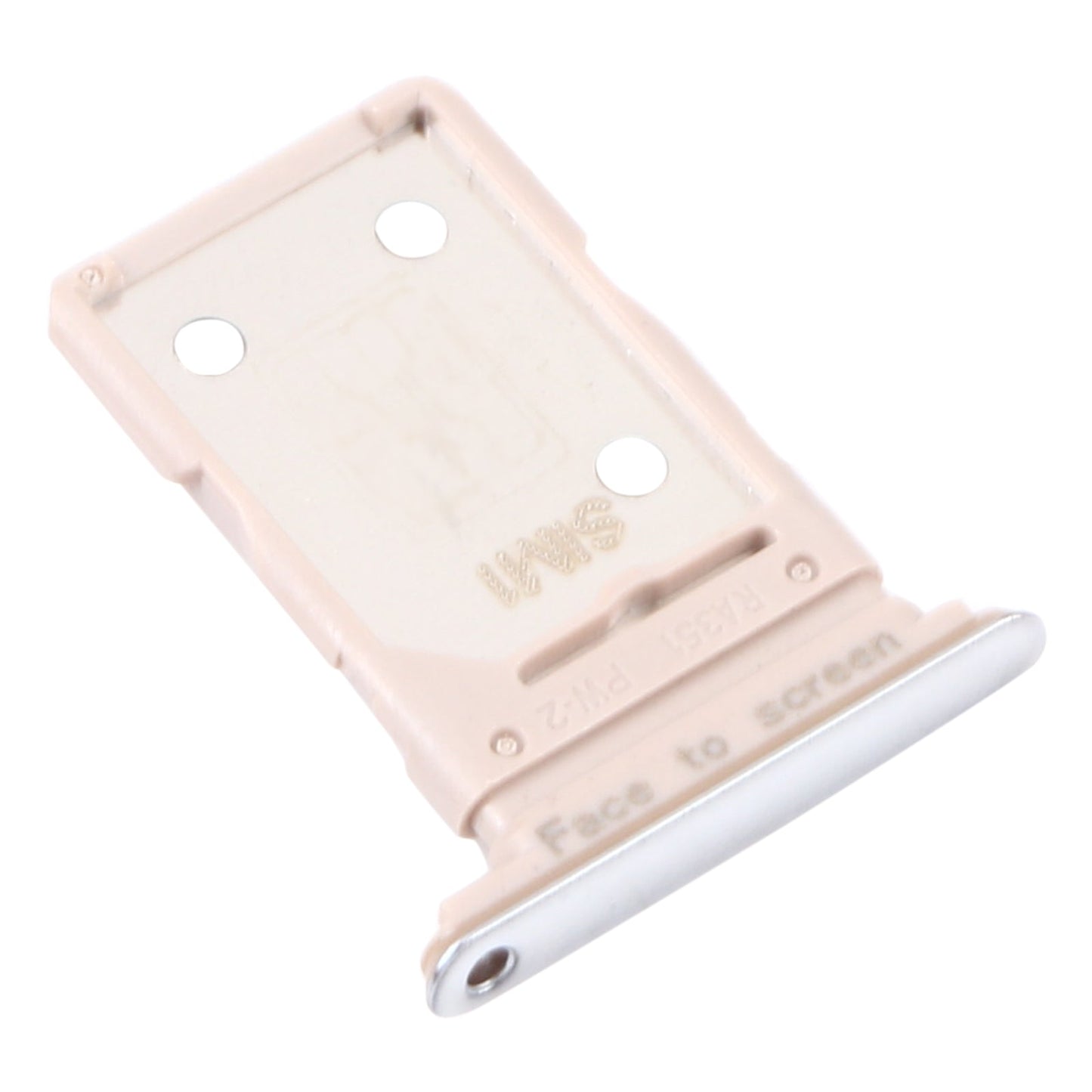 For OPPO Realme X7 Pro SIM Card Tray + SIM Card Tray (Silver)